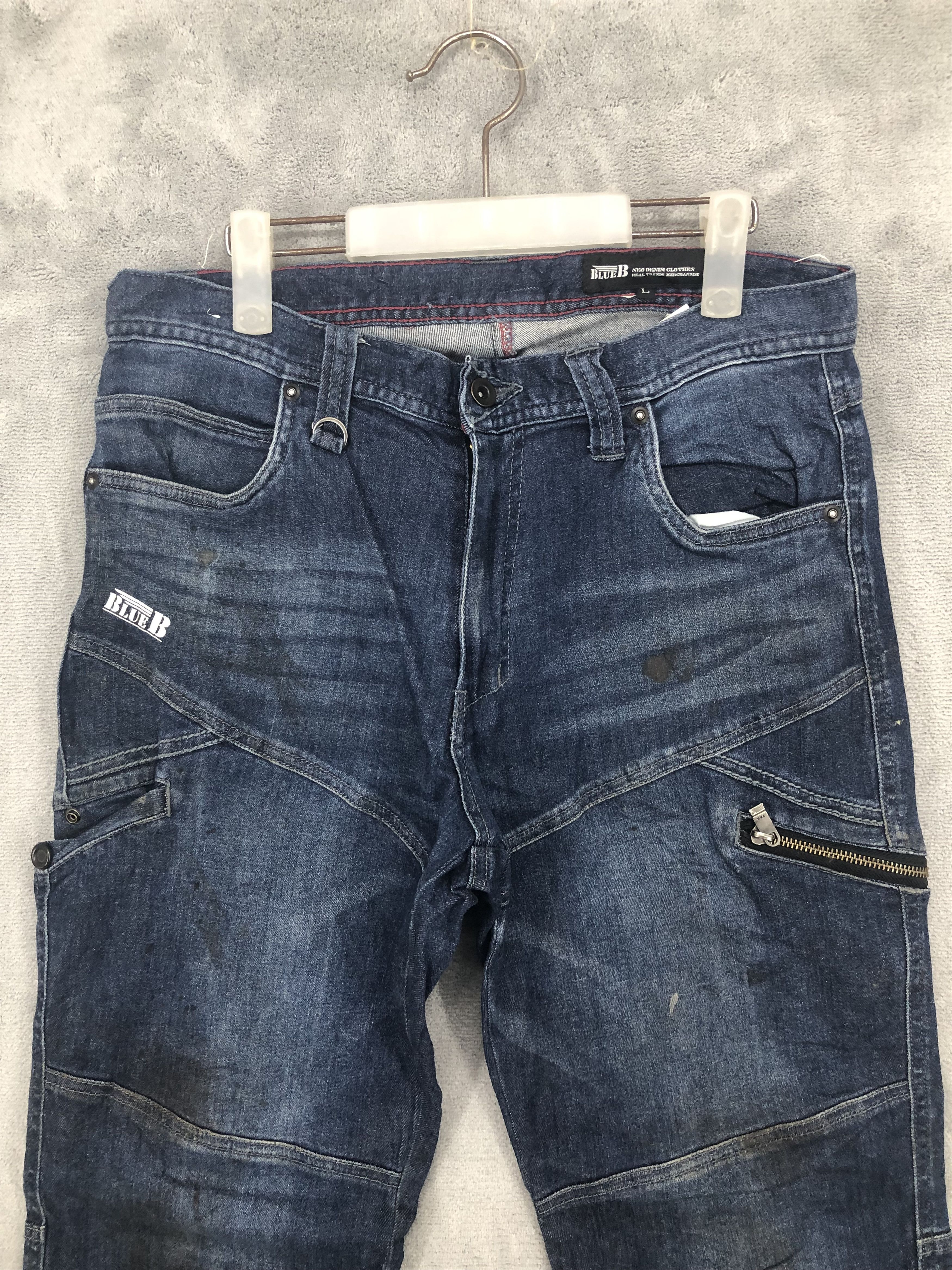 Japanese Brand Blue B Neo Denim Jeans 32x31 Size US 32 / EU 48 - 3 Thumbnail