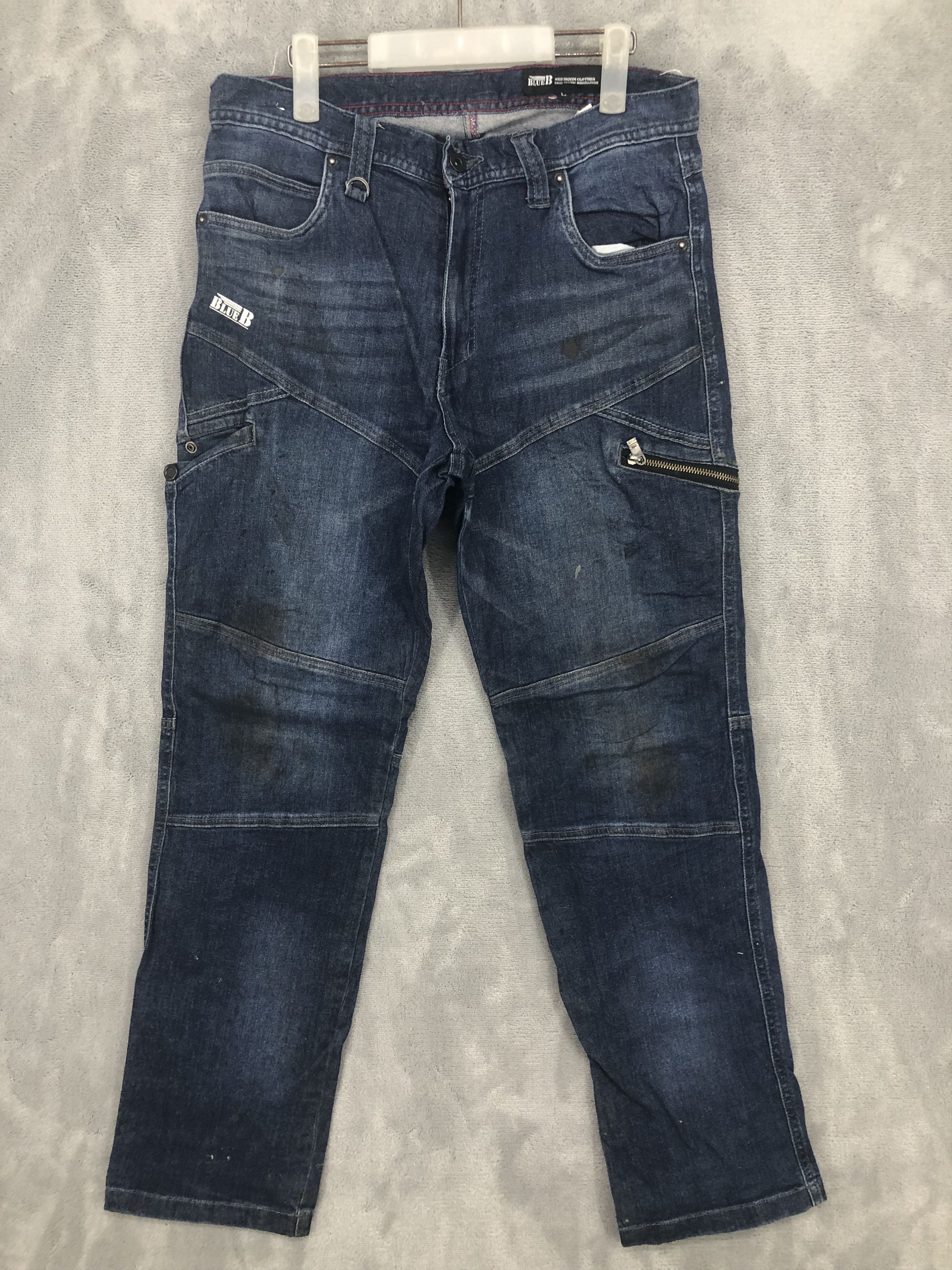Japanese Brand Blue B Neo Denim Jeans 32x31 Size US 32 / EU 48 - 1 Thumbnail