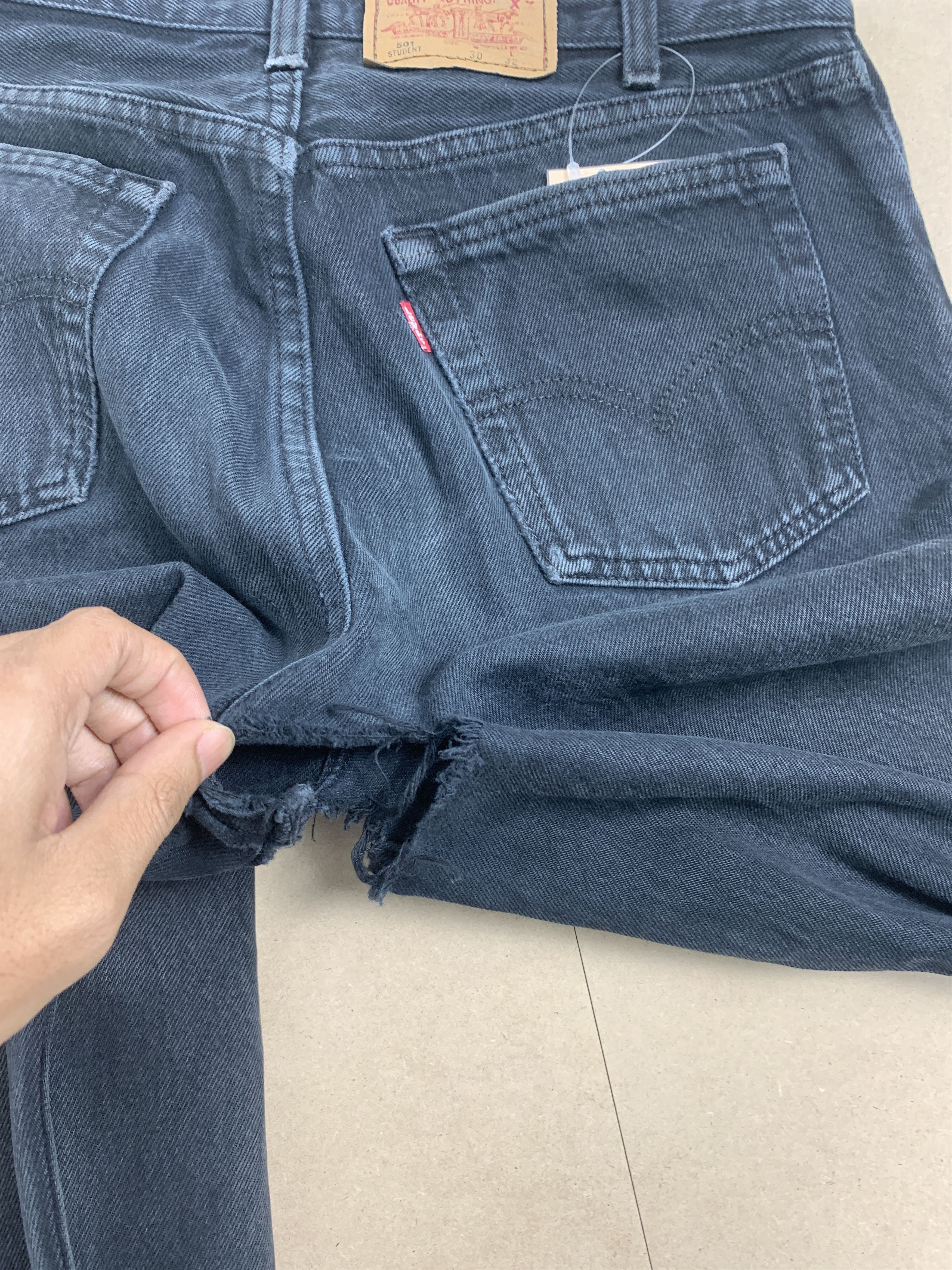 Levi's Vintage LEVI'S 501 STUDENT Straight Cut Jeans P0144 Size US 28 / EU 44 - 10 Thumbnail