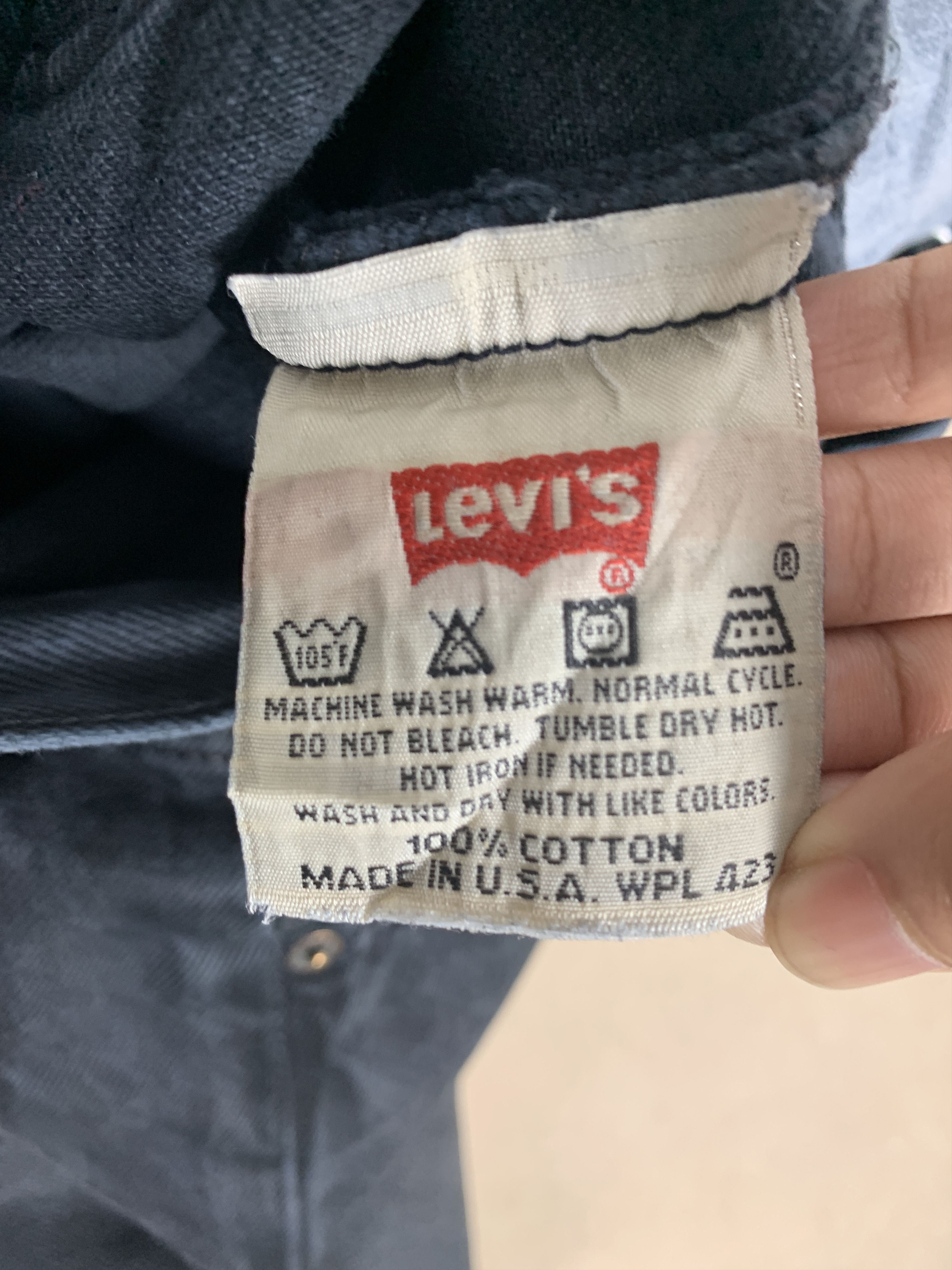 Levi's Vintage LEVI'S 501 STUDENT Straight Cut Jeans P0144 Size US 28 / EU 44 - 15 Thumbnail