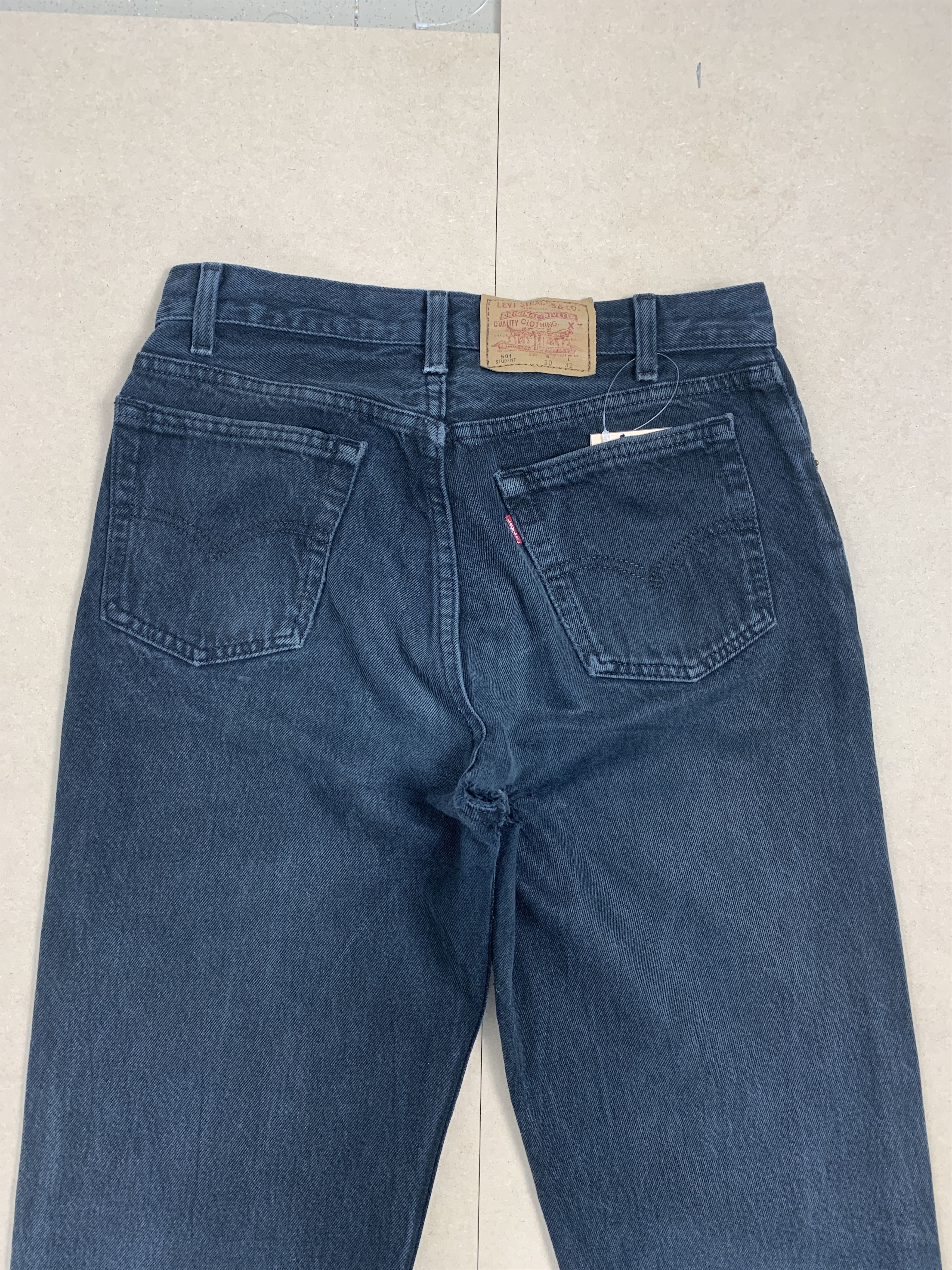 Levi's Vintage LEVI'S 501 STUDENT Straight Cut Jeans P0144 Size US 28 / EU 44 - 9 Thumbnail