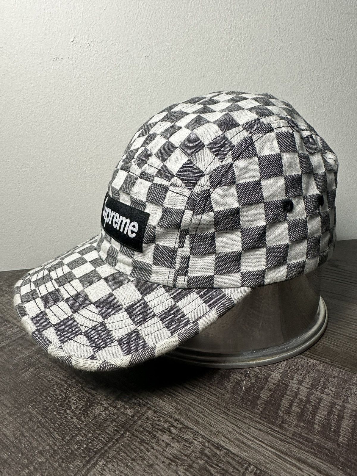 Supreme Supreme Checkerboard Hat Cap Size ONE SIZE - 4 Thumbnail