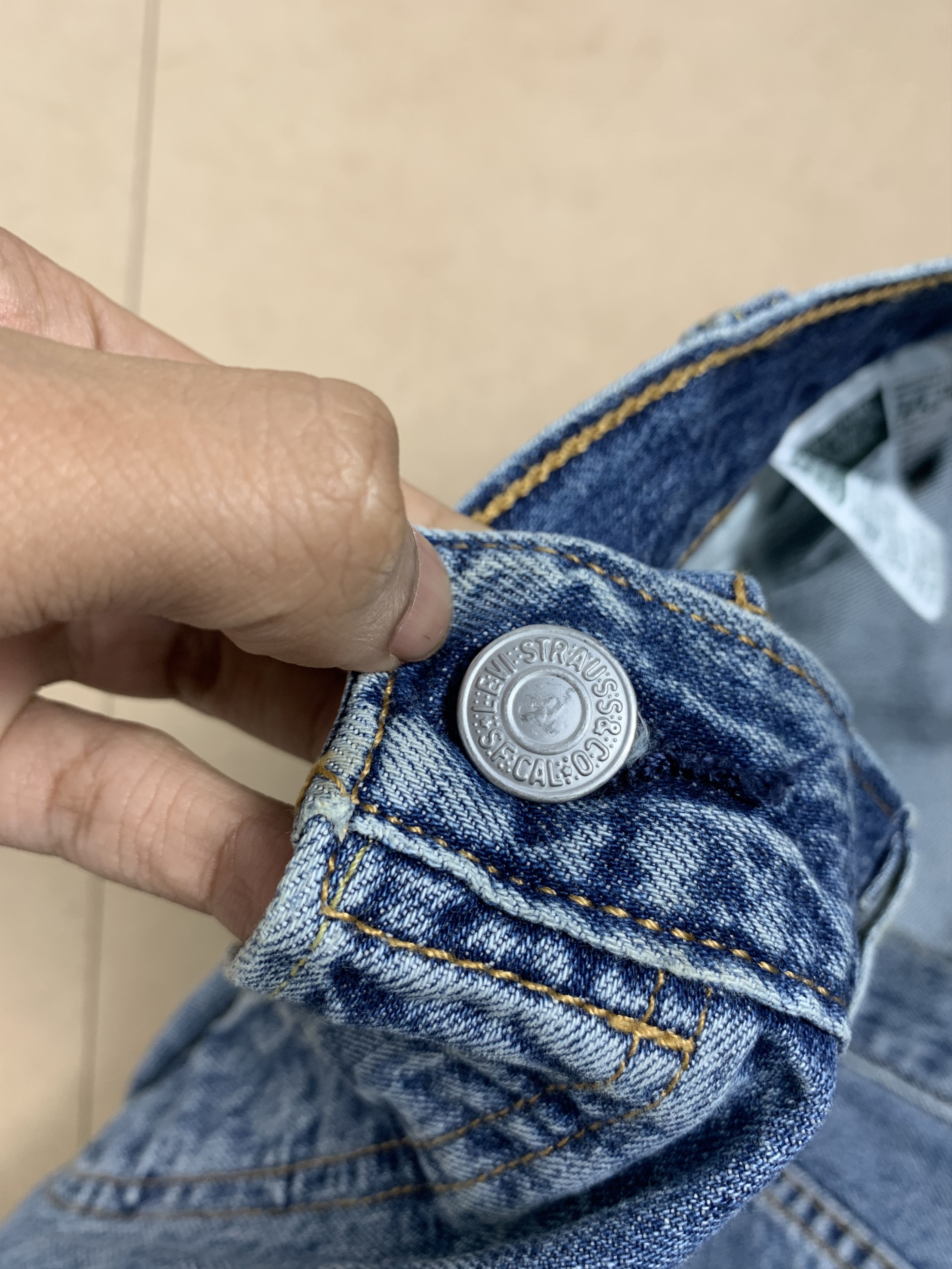 Levi's Vintage Levi's 501 Distressed Faded Blue Jeans P0124 Size US 36 / EU 52 - 16 Thumbnail