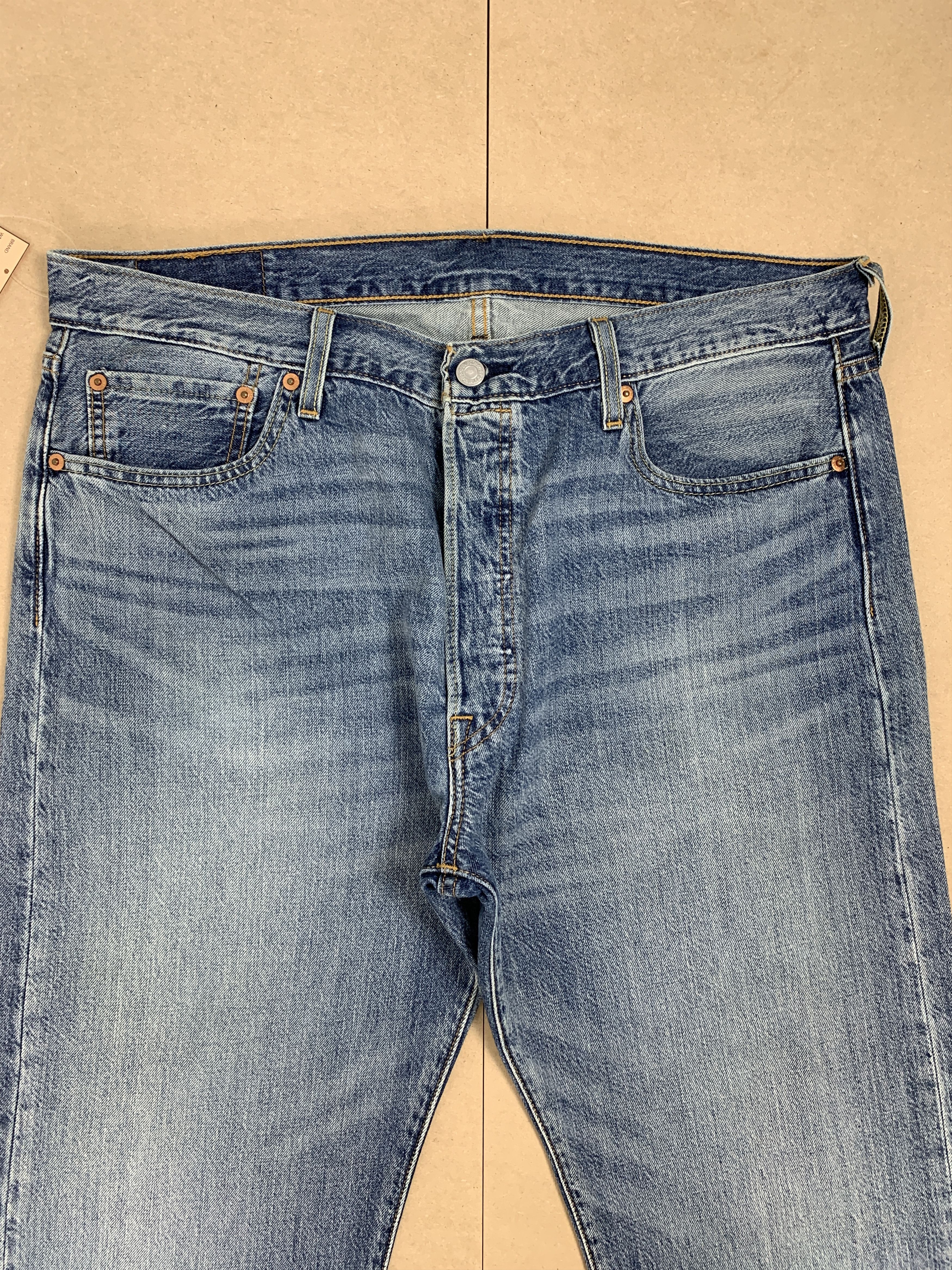 Levi's Vintage Levi's 501 Distressed Faded Blue Jeans P0124 Size US 36 / EU 52 - 2 Thumbnail