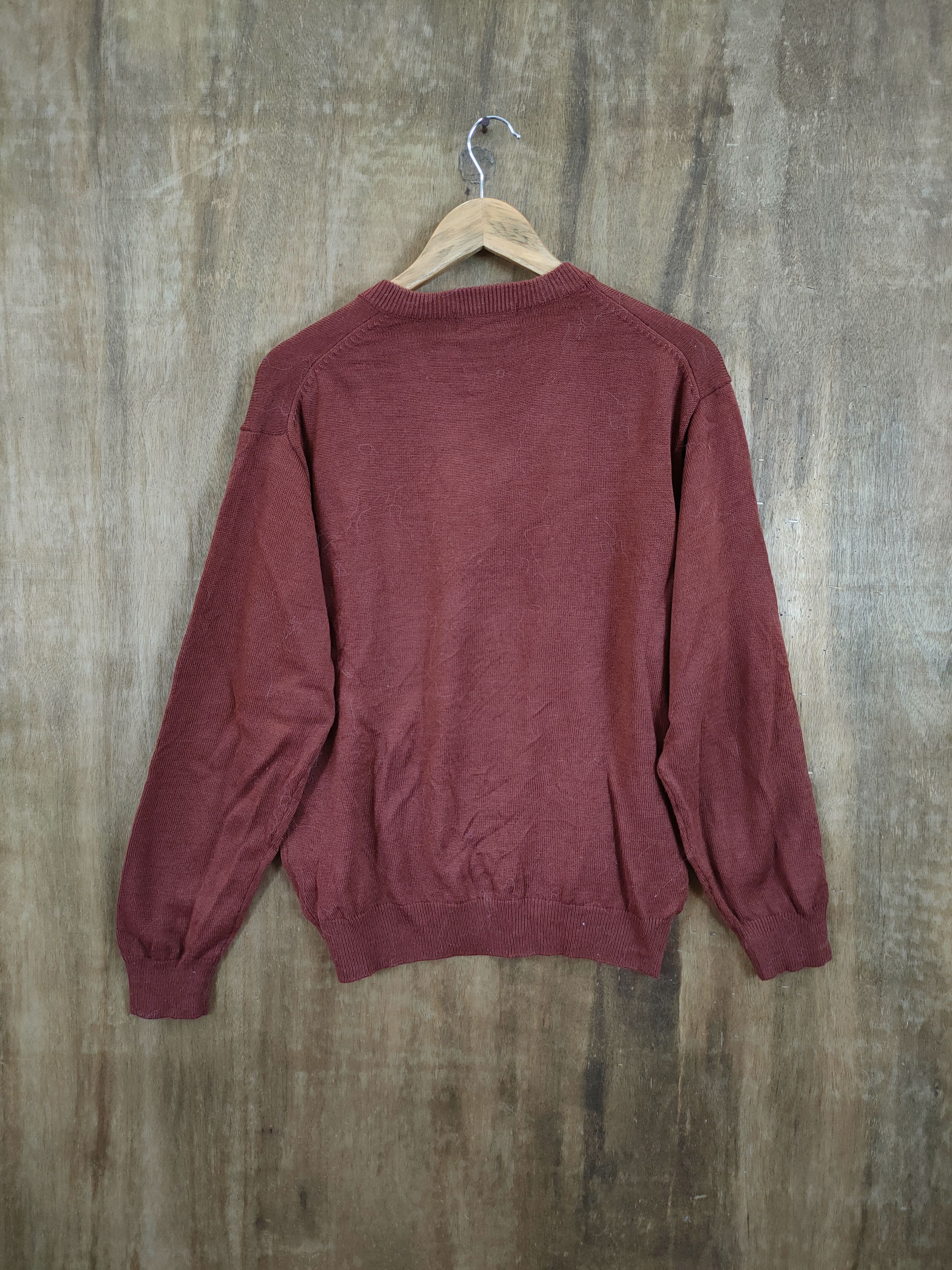 Japanese Brand D St Carol vintage knitwear japan brown #46-982 Size US L / EU 52-54 / 3 - 4 Thumbnail
