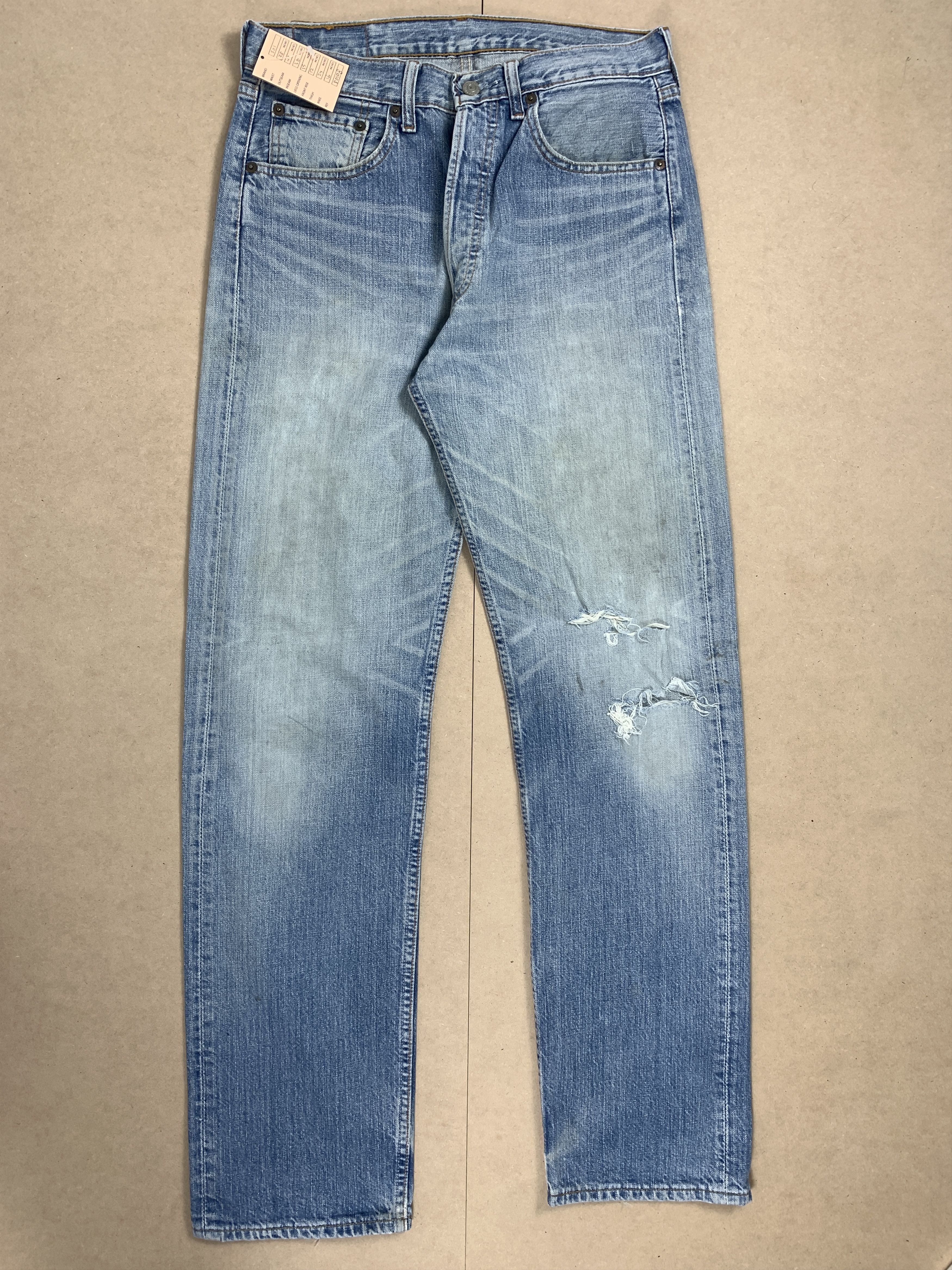 Levi's Vintage Levi's 501 Faded Distressed Blue Jeans P0108 Size US 28 / EU 44 - 1 Thumbnail