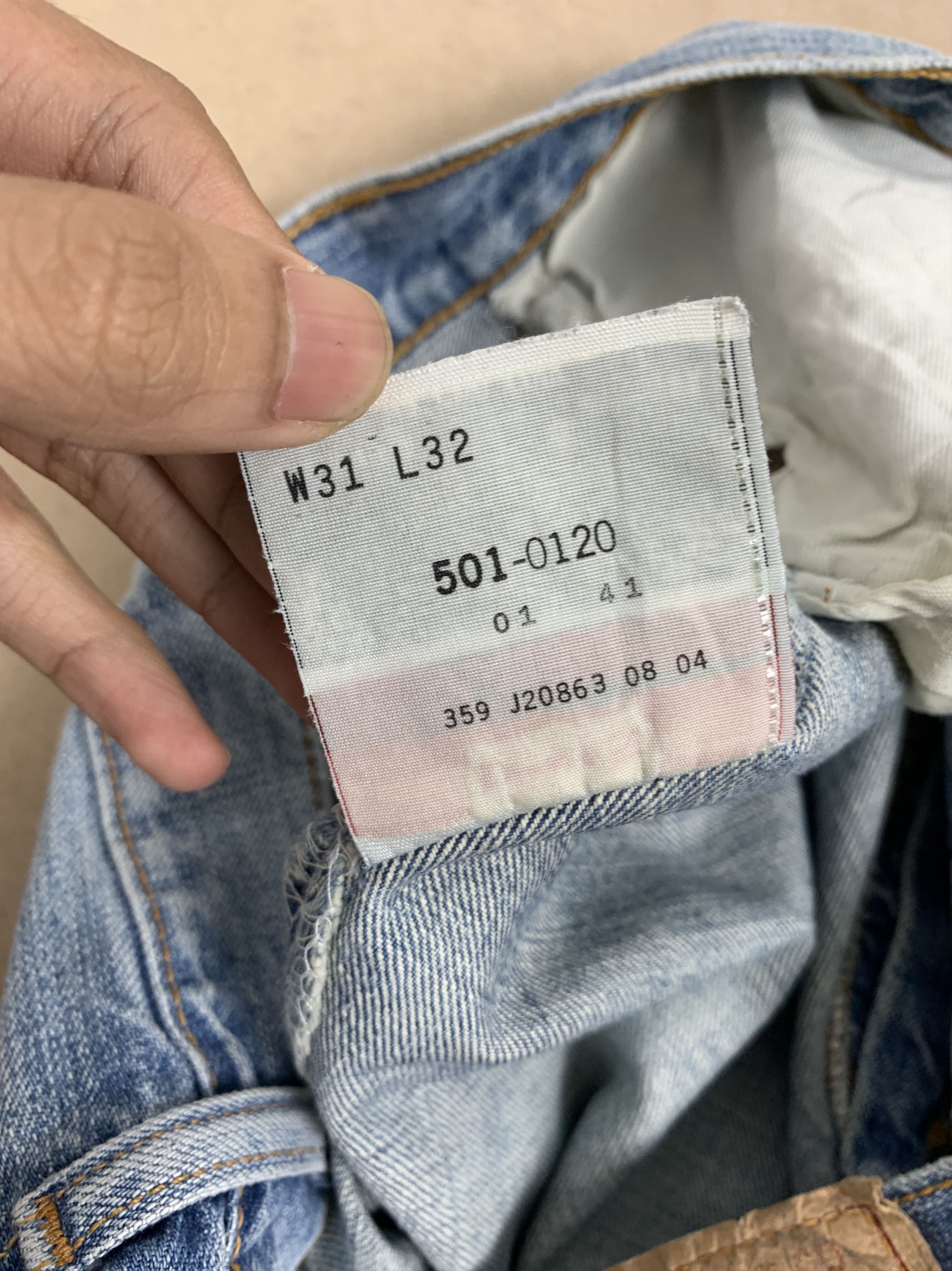Levi's Vintage Levi's 501 Faded Distressed Blue Jeans P0108 Size US 28 / EU 44 - 12 Thumbnail