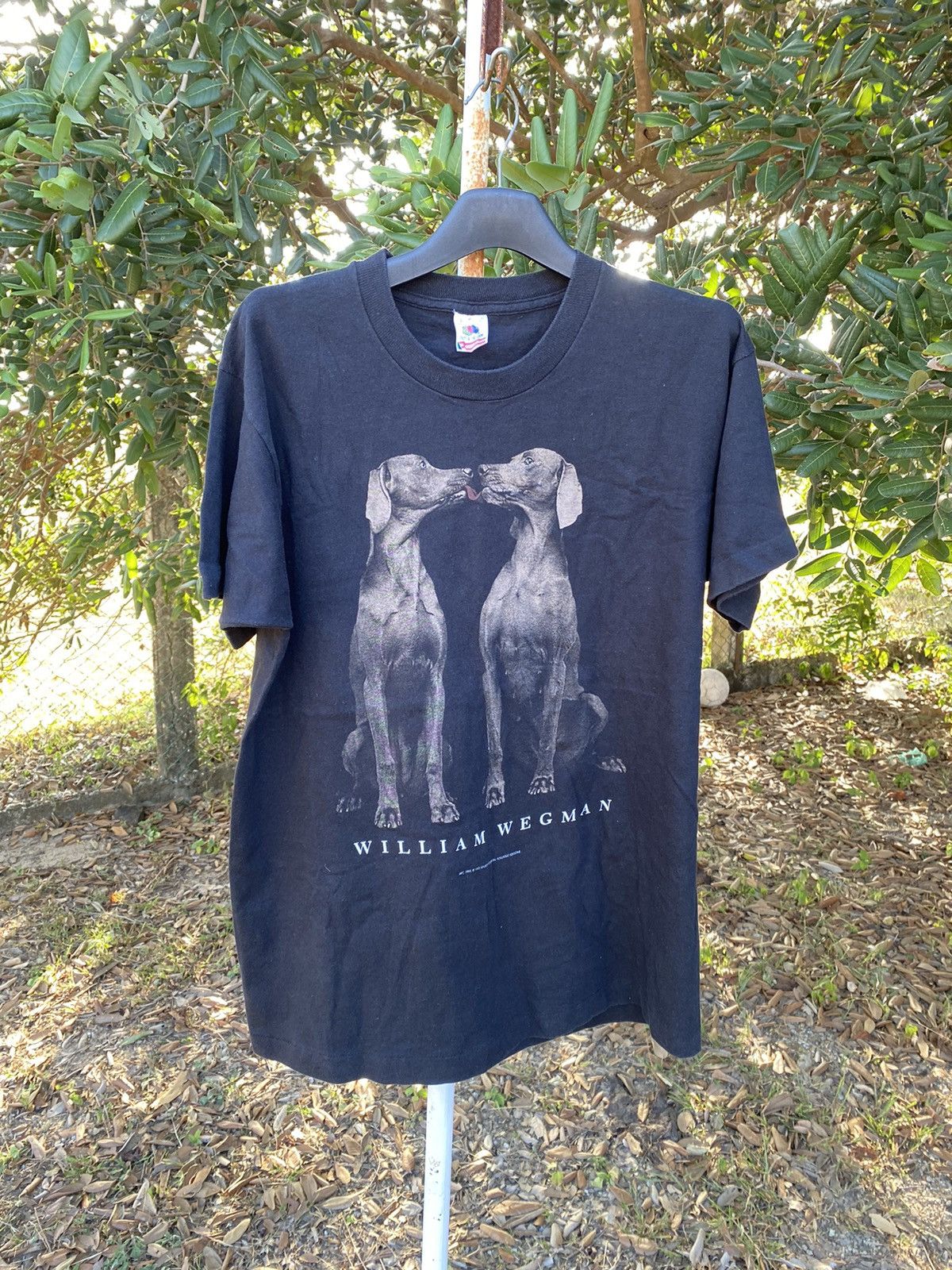 Vintage William Wegman Fotofolio Edition Tshirt 90s