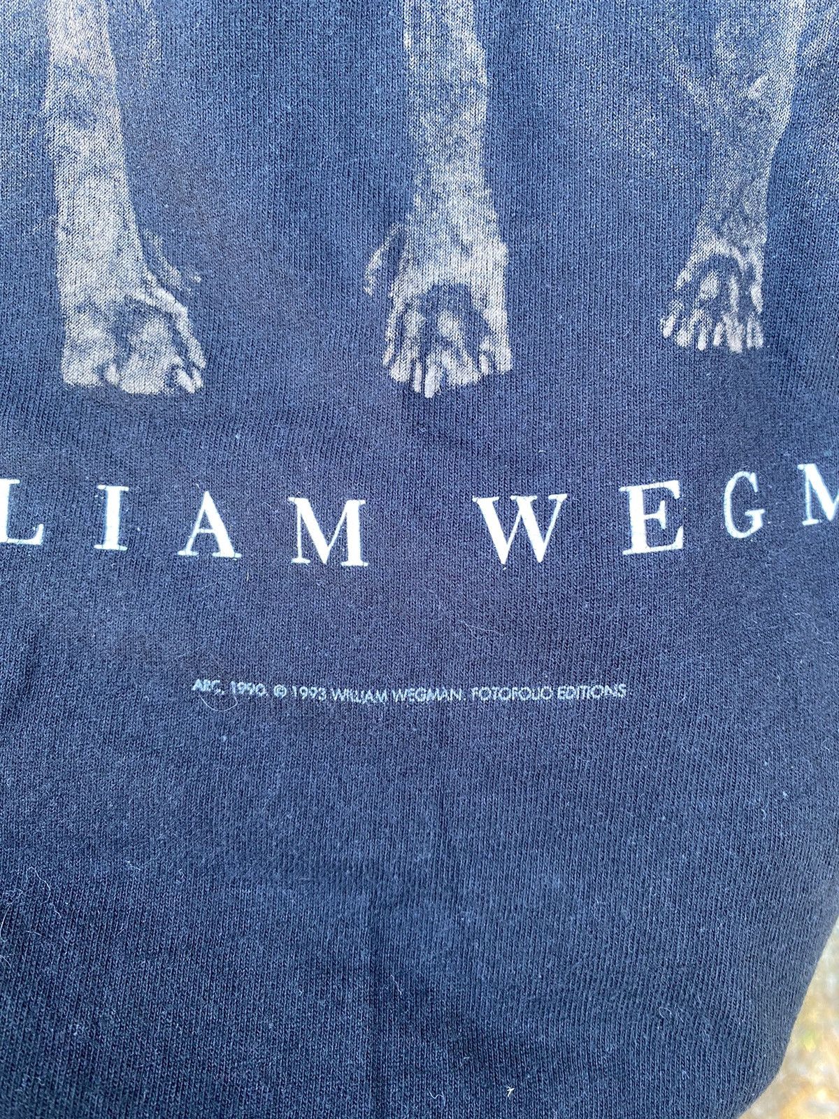 Vintage Vintage William Wegman Fotofolio Edition Tshirt 90s Size US L / EU 52-54 / 3 - 2 Thumbnail