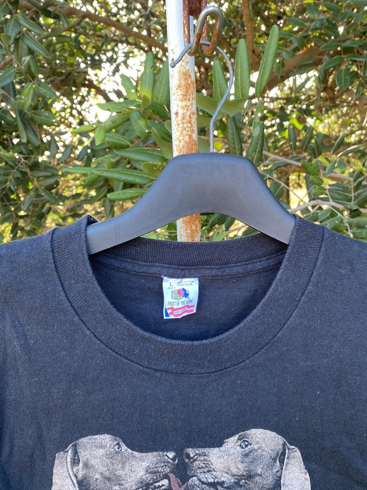 Vintage Vintage William Wegman Fotofolio Edition Tshirt 90s Size US L / EU 52-54 / 3 - 3 Thumbnail