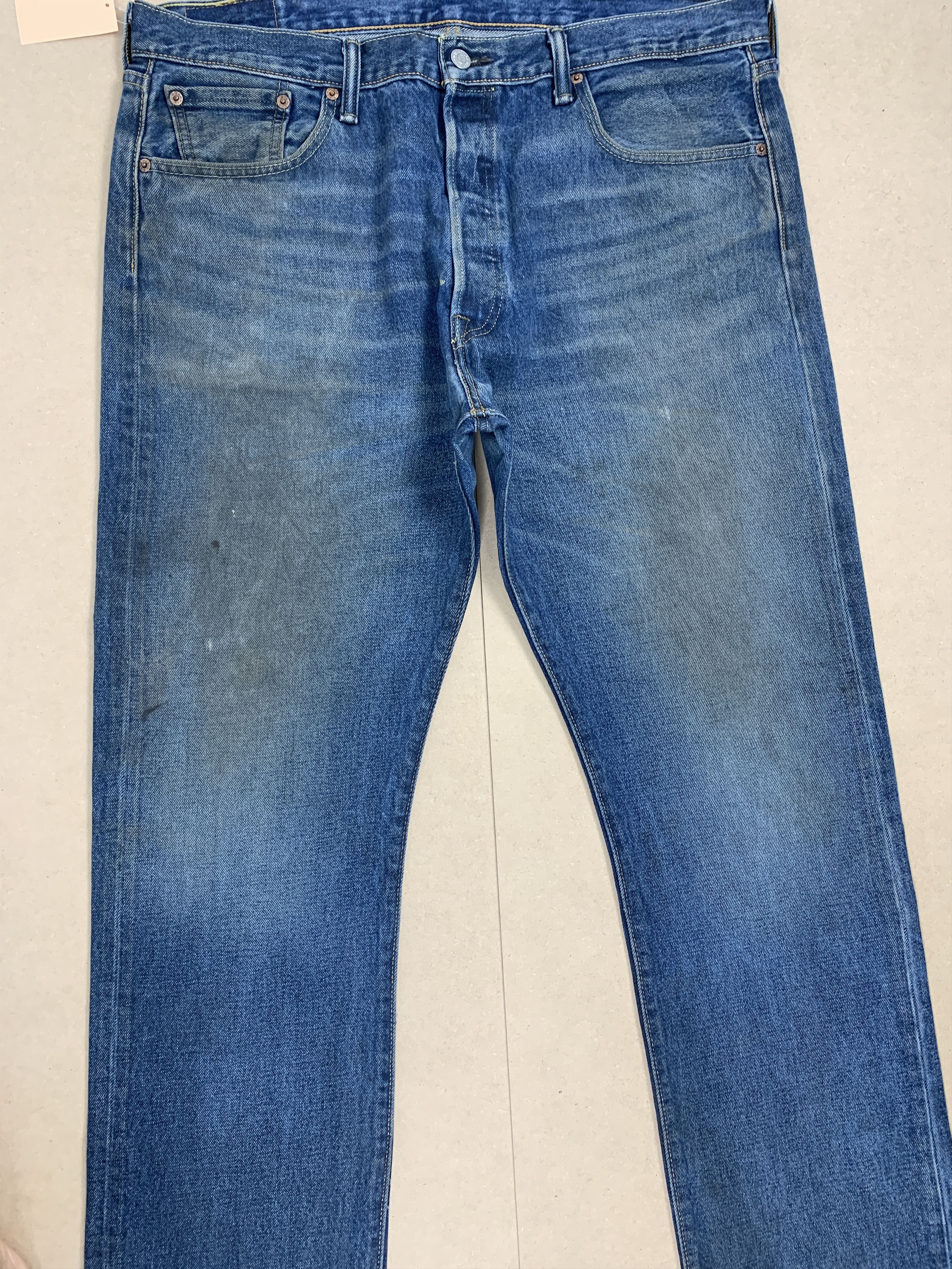 Levi's Vintage Levis 501 Straight Cut Faded Jeans P0291 Size US 40 / EU 56 - 3 Thumbnail