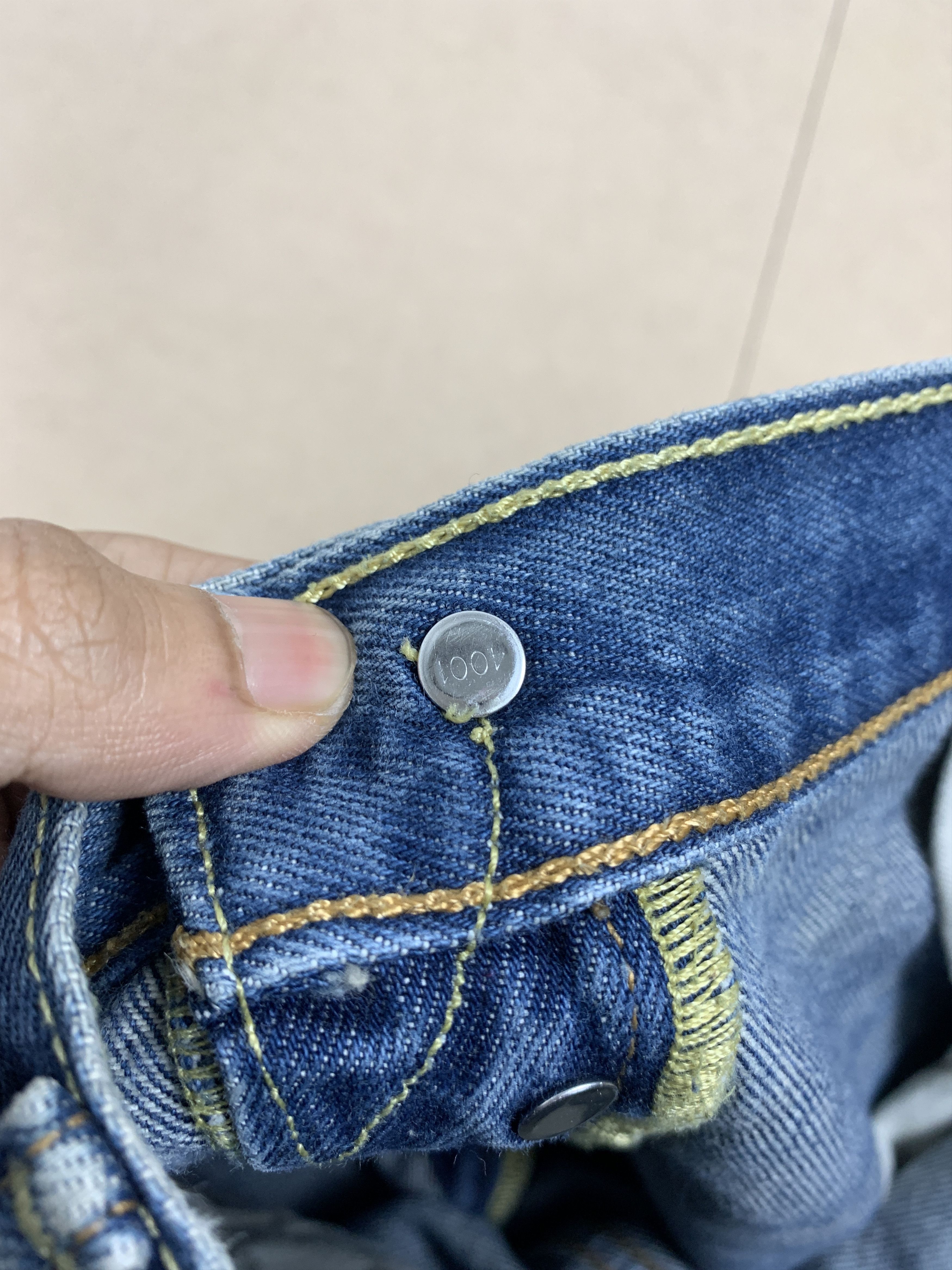 Levi's Vintage Levis 501 Straight Cut Faded Jeans P0291 Size US 40 / EU 56 - 17 Thumbnail