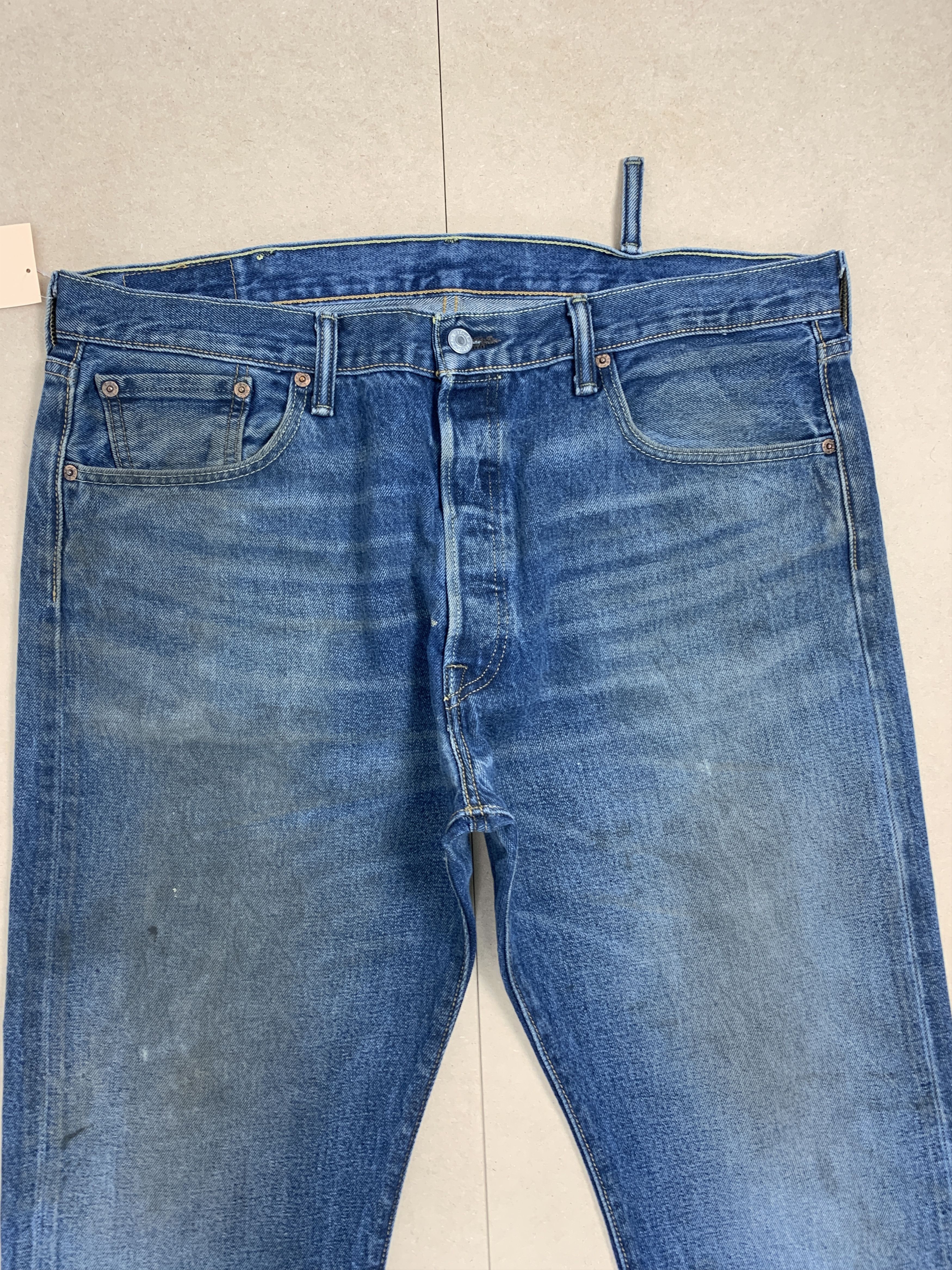 Levi's Vintage Levis 501 Straight Cut Faded Jeans P0291 Size US 40 / EU 56 - 2 Thumbnail