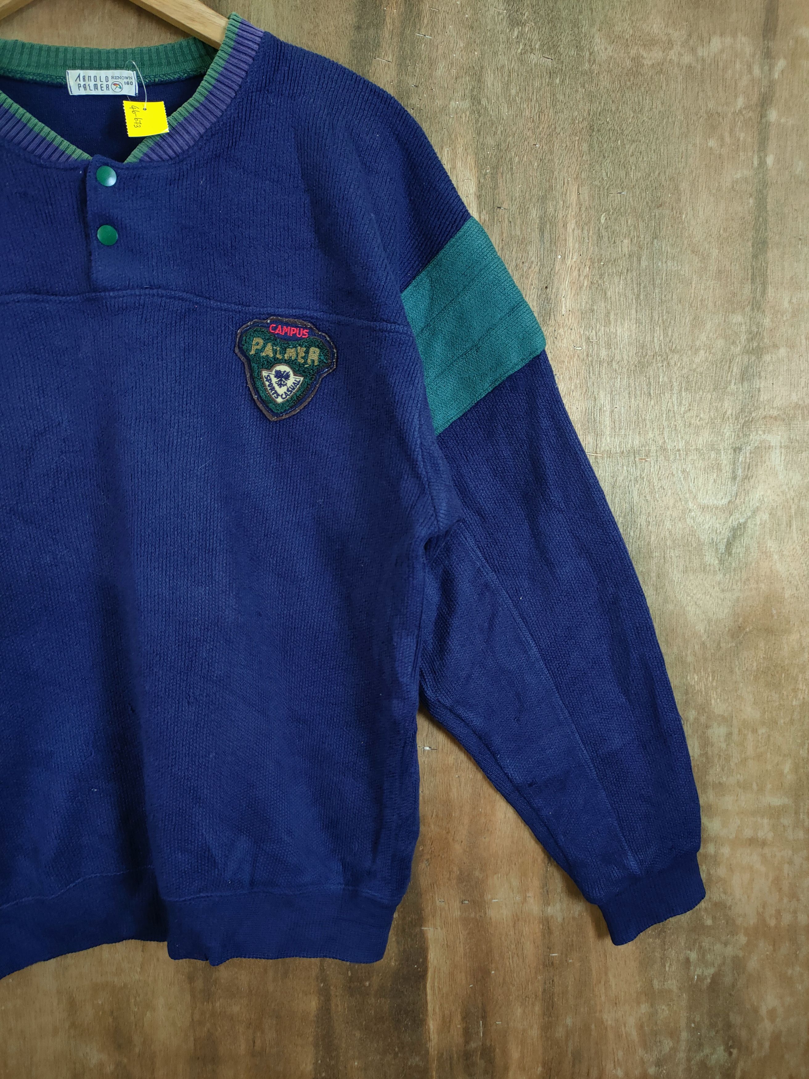 Japanese Brand Arnold Palmer homespun knitwear vintage #46-654 Size US M / EU 48-50 / 2 - 3 Thumbnail