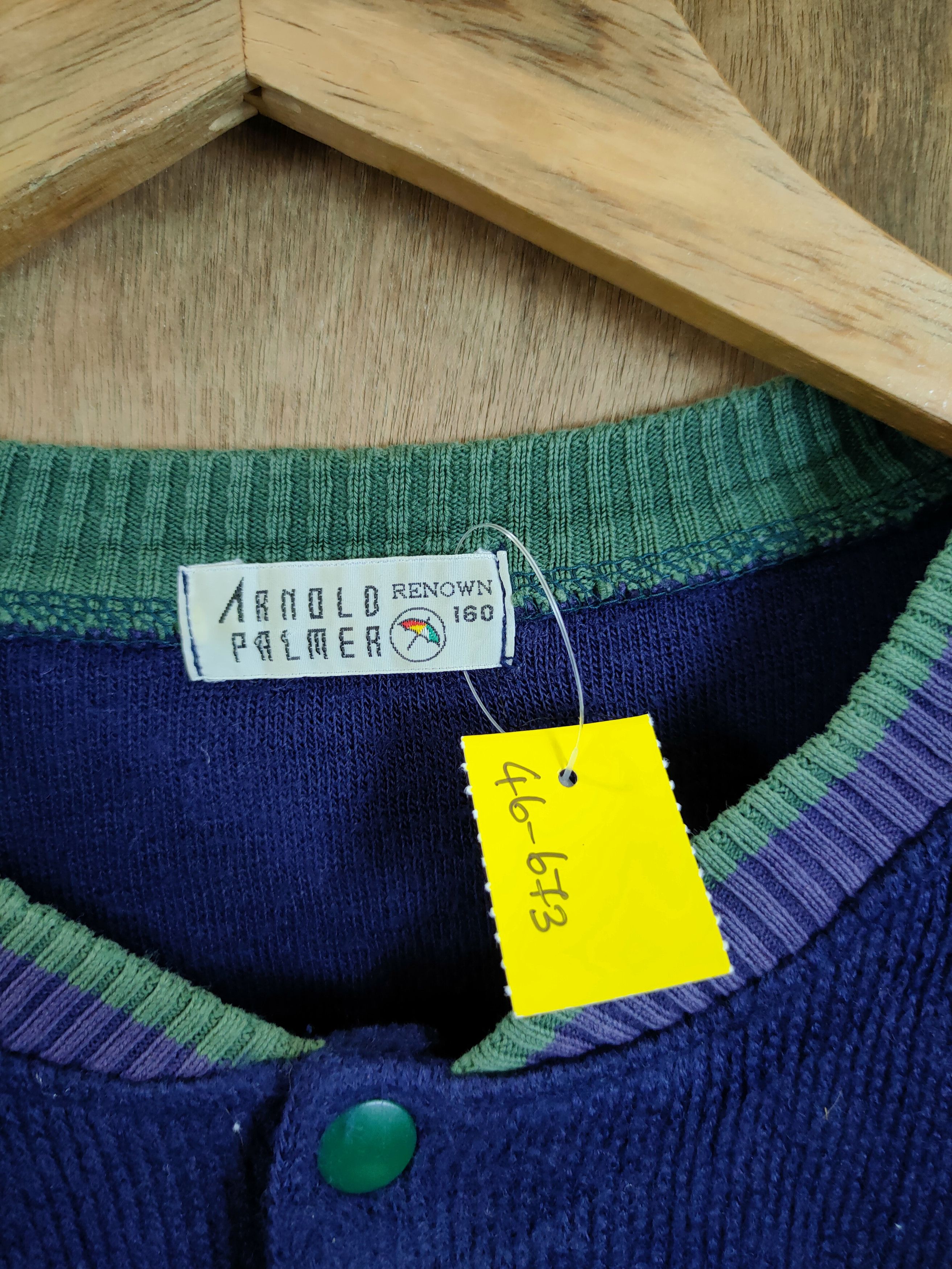 Japanese Brand Arnold Palmer homespun knitwear vintage #46-654 Size US M / EU 48-50 / 2 - 5 Thumbnail