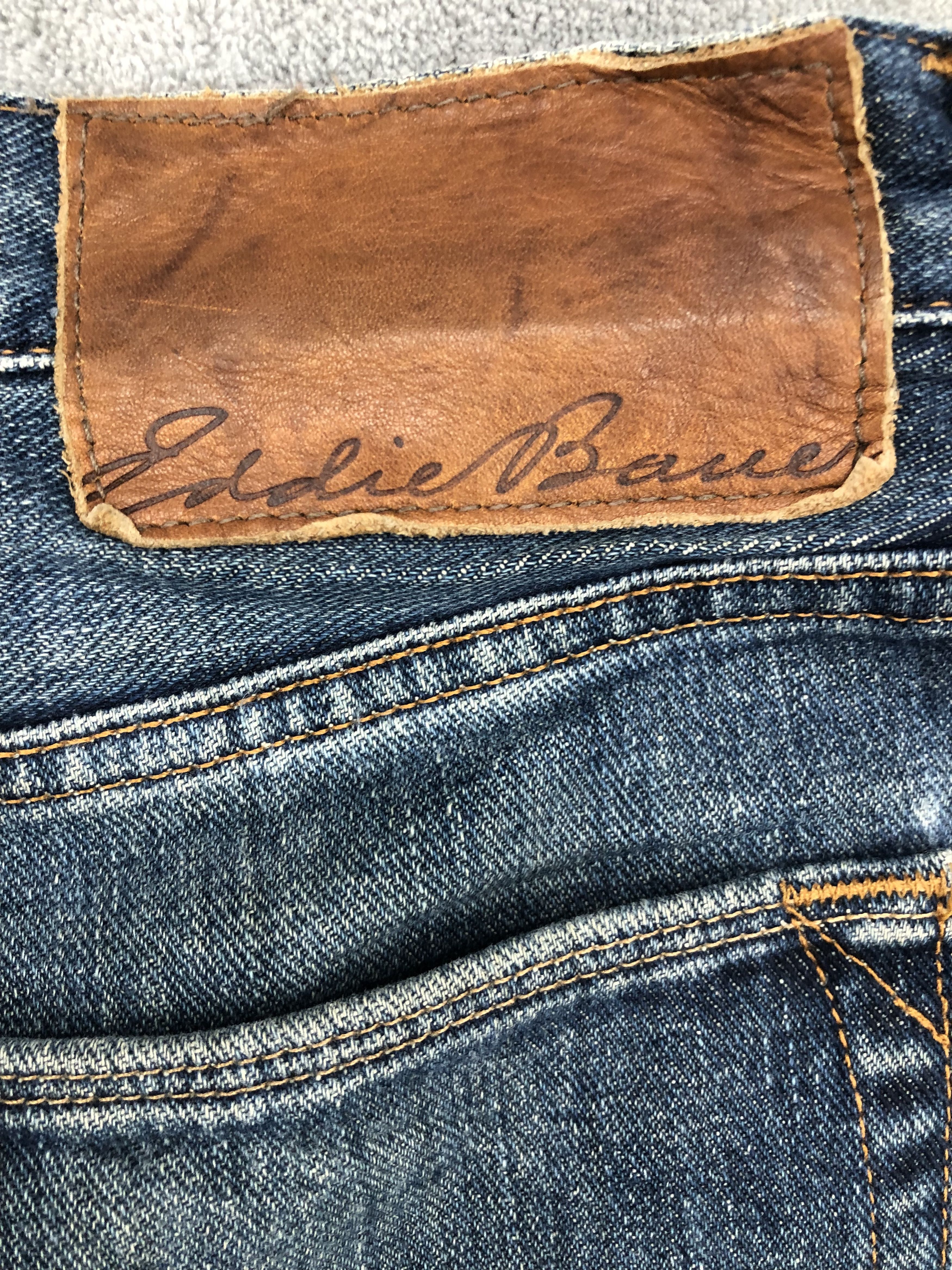 Jean × Vintage Vintage Eddie Bauer Distressed Denim Jean Size US 34 / EU 50 - 9 Thumbnail