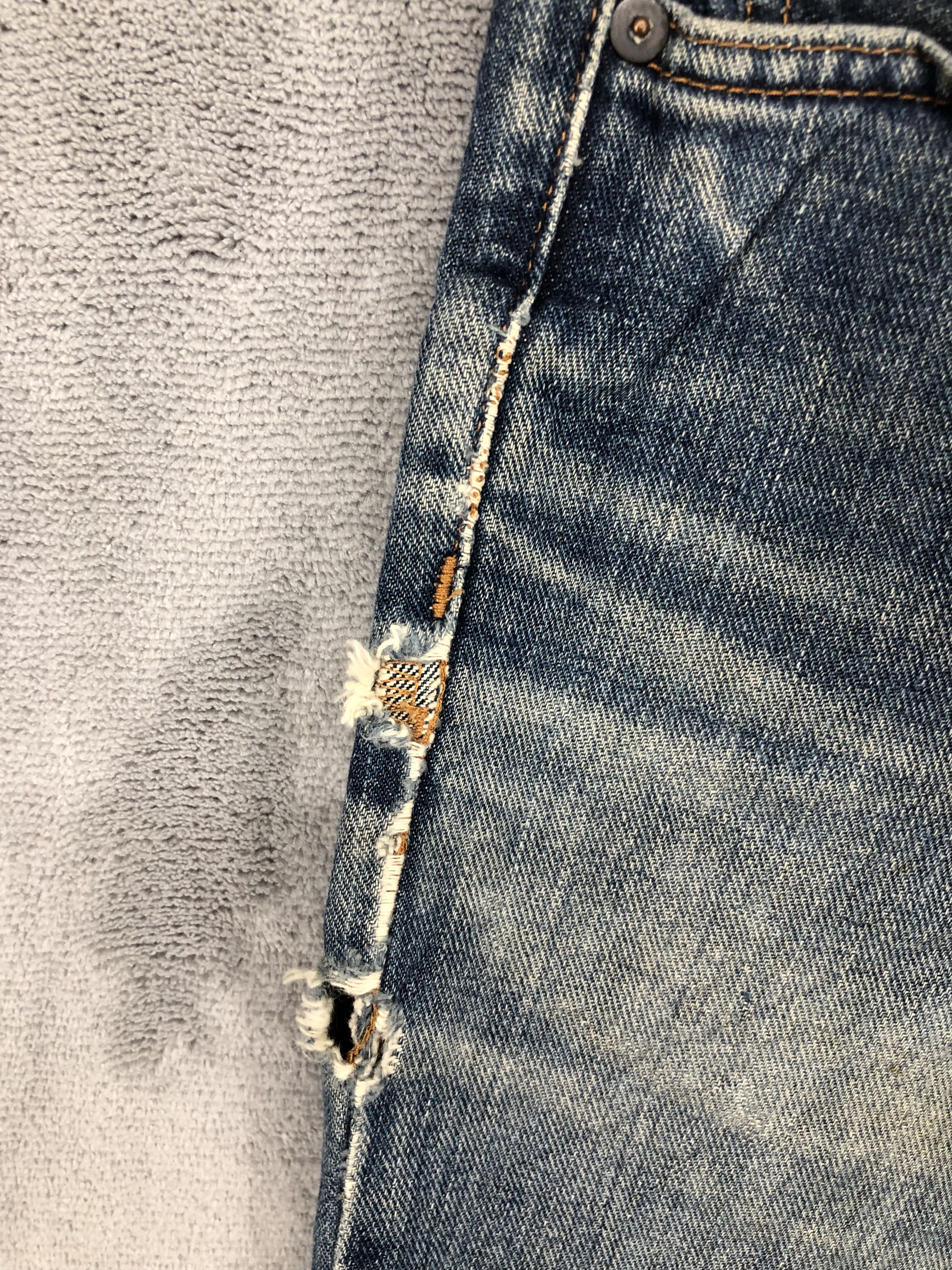 Jean × Vintage Vintage Eddie Bauer Distressed Denim Jean Size US 34 / EU 50 - 6 Thumbnail