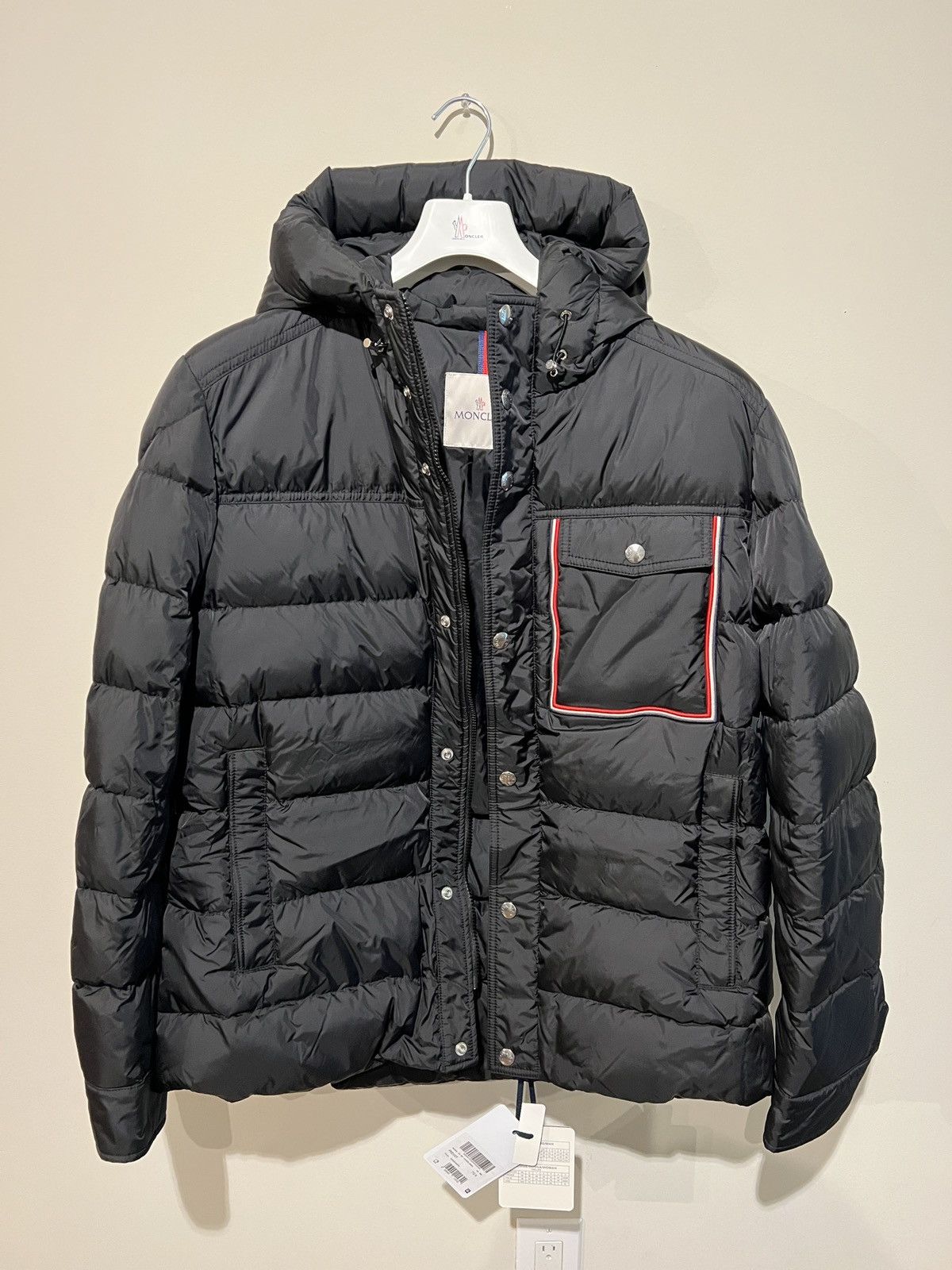 image of Moncler Prevot Tg6 Col999 Jacket in Black, Men's (Size 2XL)