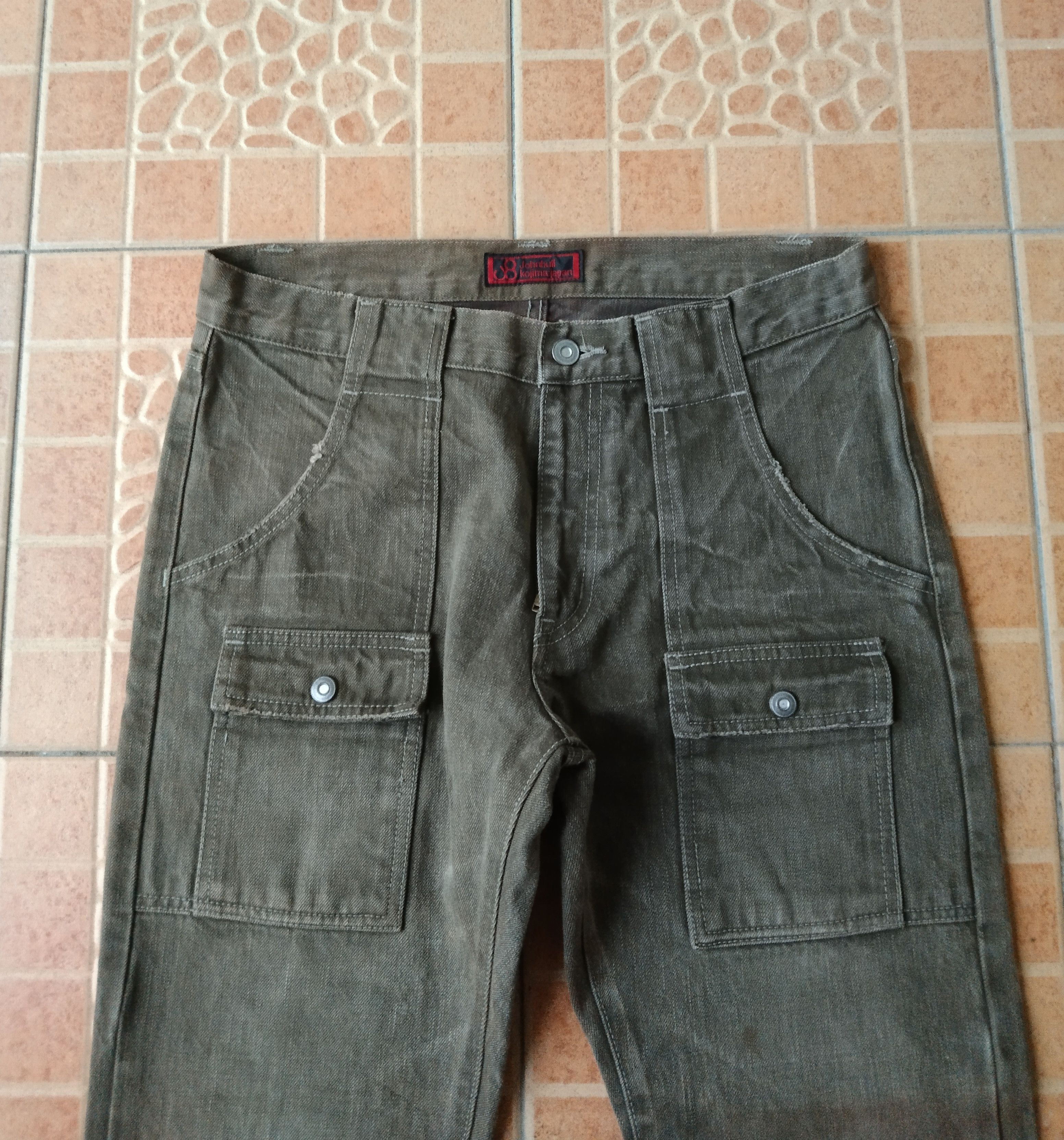 KOJIMA GENES DiSTRESSED BUSHPANTS JOHNBULL KOJIMA JAPAN Size US 31 - 4 Thumbnail