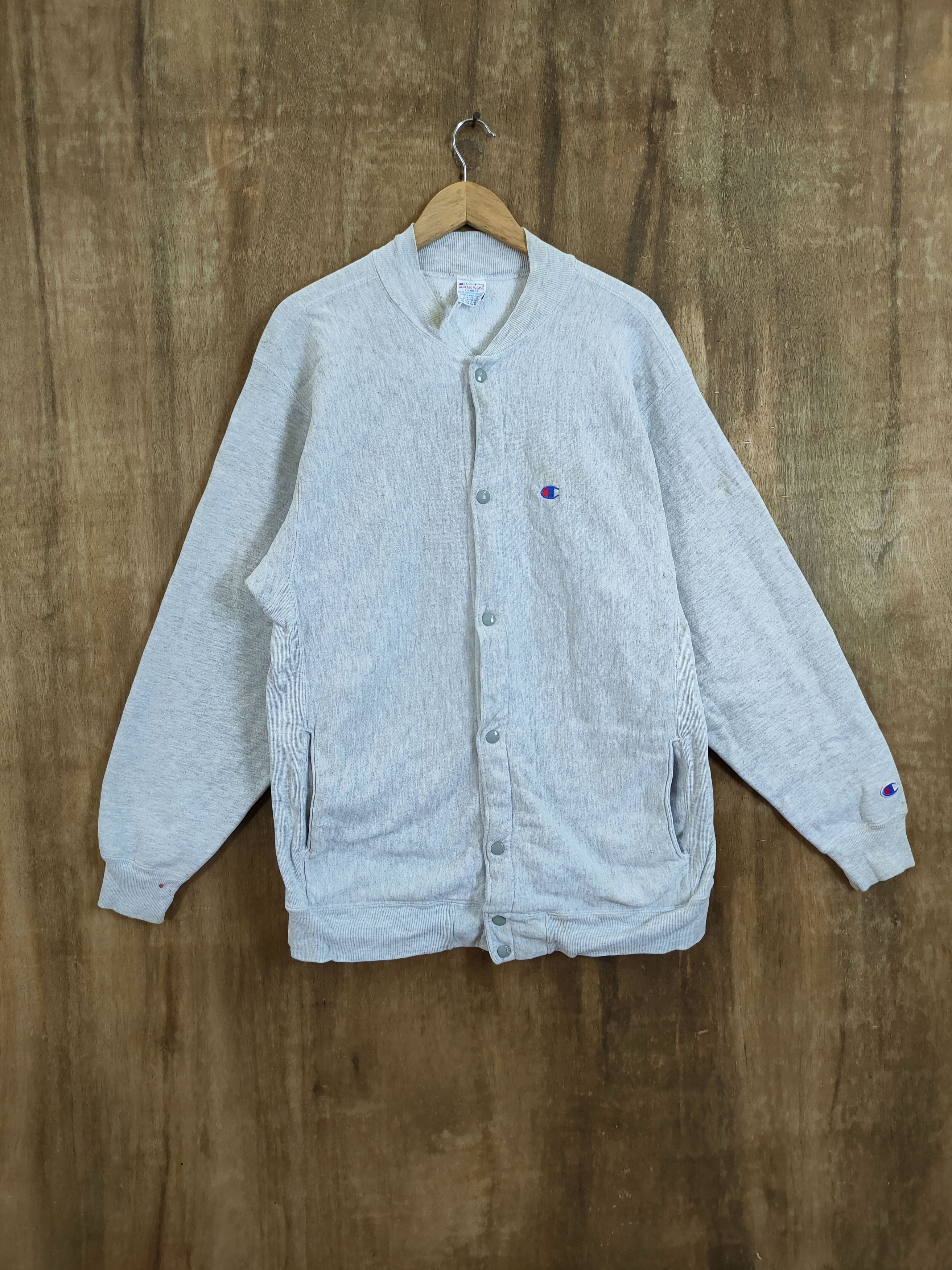 image of Champion Vintage Reverse Weave Sweater XL 46-614 in White, Men's