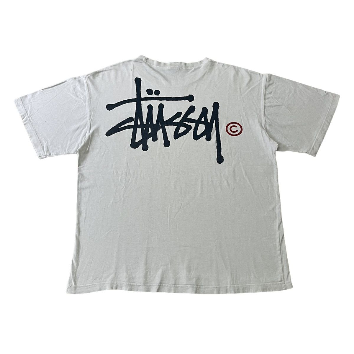 Stussy Vintage 90s Stussy Distressed / 90s Stussy Basic Logo Size US L / EU 52-54 / 3 - 1 Thumbnail