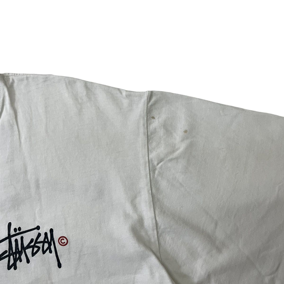 Stussy Vintage 90s Stussy Distressed / 90s Stussy Basic Logo Size US L / EU 52-54 / 3 - 7 Thumbnail