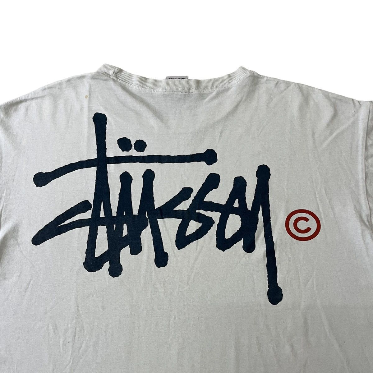 Stussy Vintage 90s Stussy Distressed / 90s Stussy Basic Logo Size US L / EU 52-54 / 3 - 3 Thumbnail