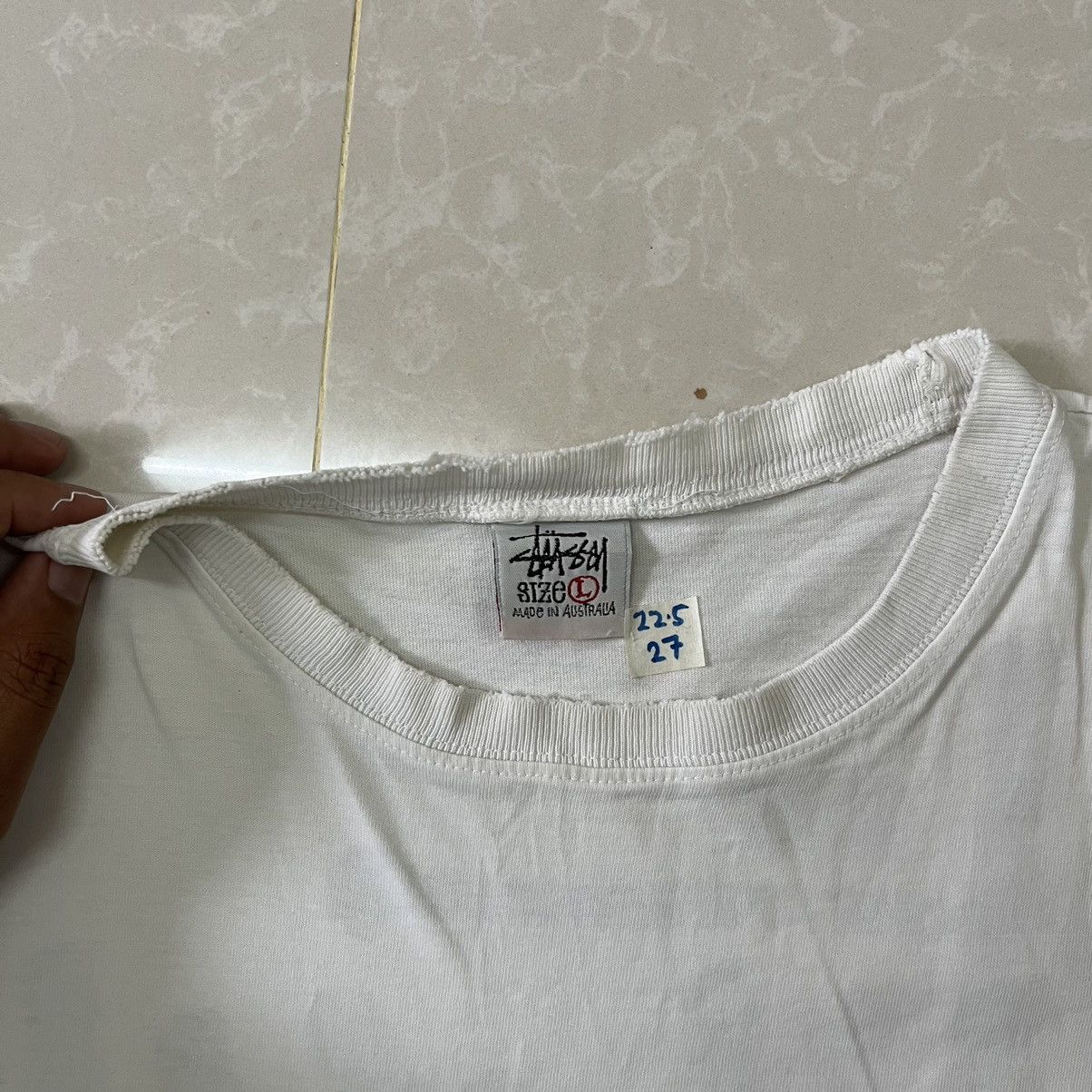 Stussy Vintage 90s Stussy Distressed / 90s Stussy Basic Logo Size US L / EU 52-54 / 3 - 5 Thumbnail