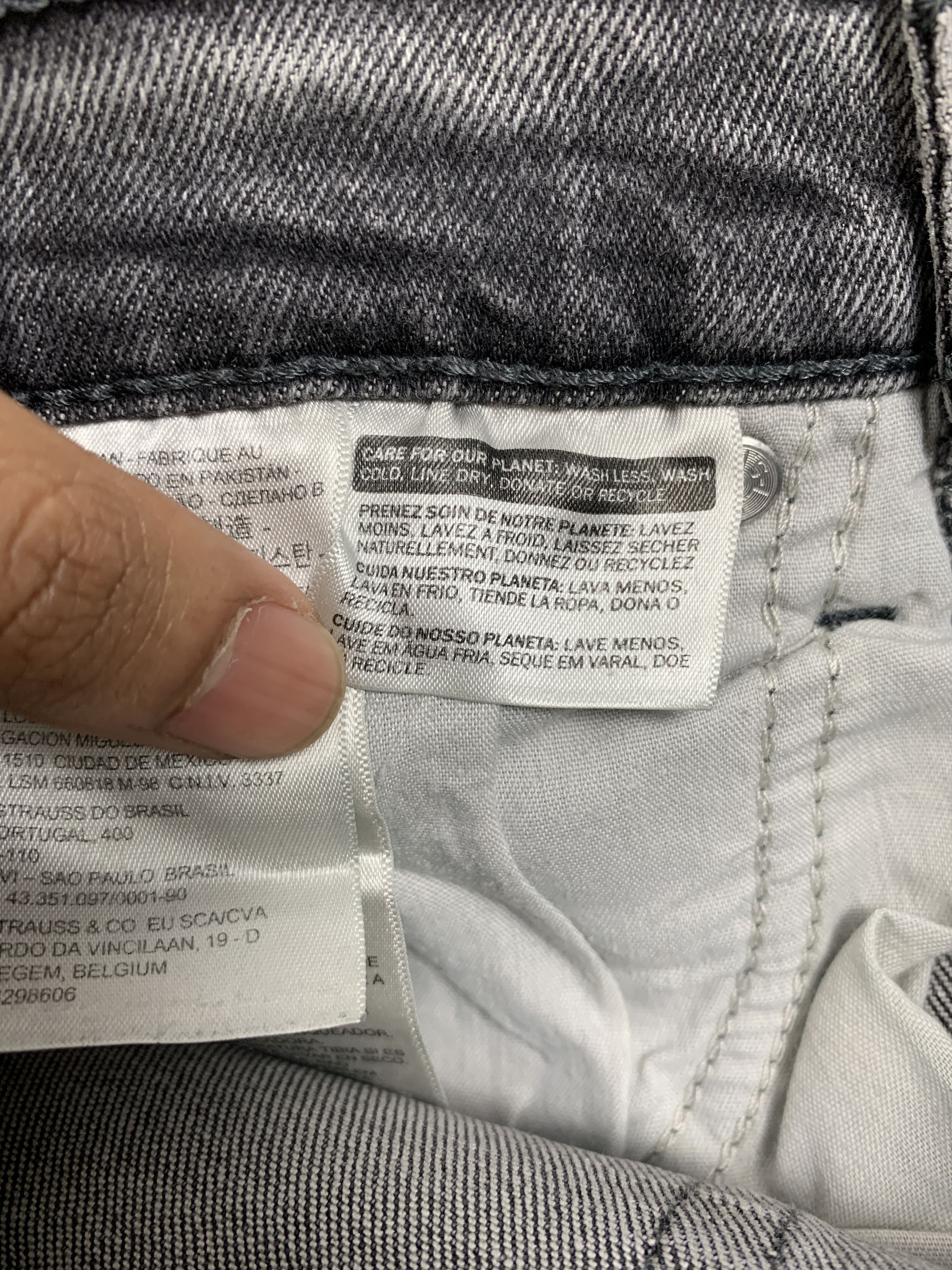 Levi's Vintage Levis 501 Faded Black Jeans Size US 28 / EU 44 - 9 Thumbnail