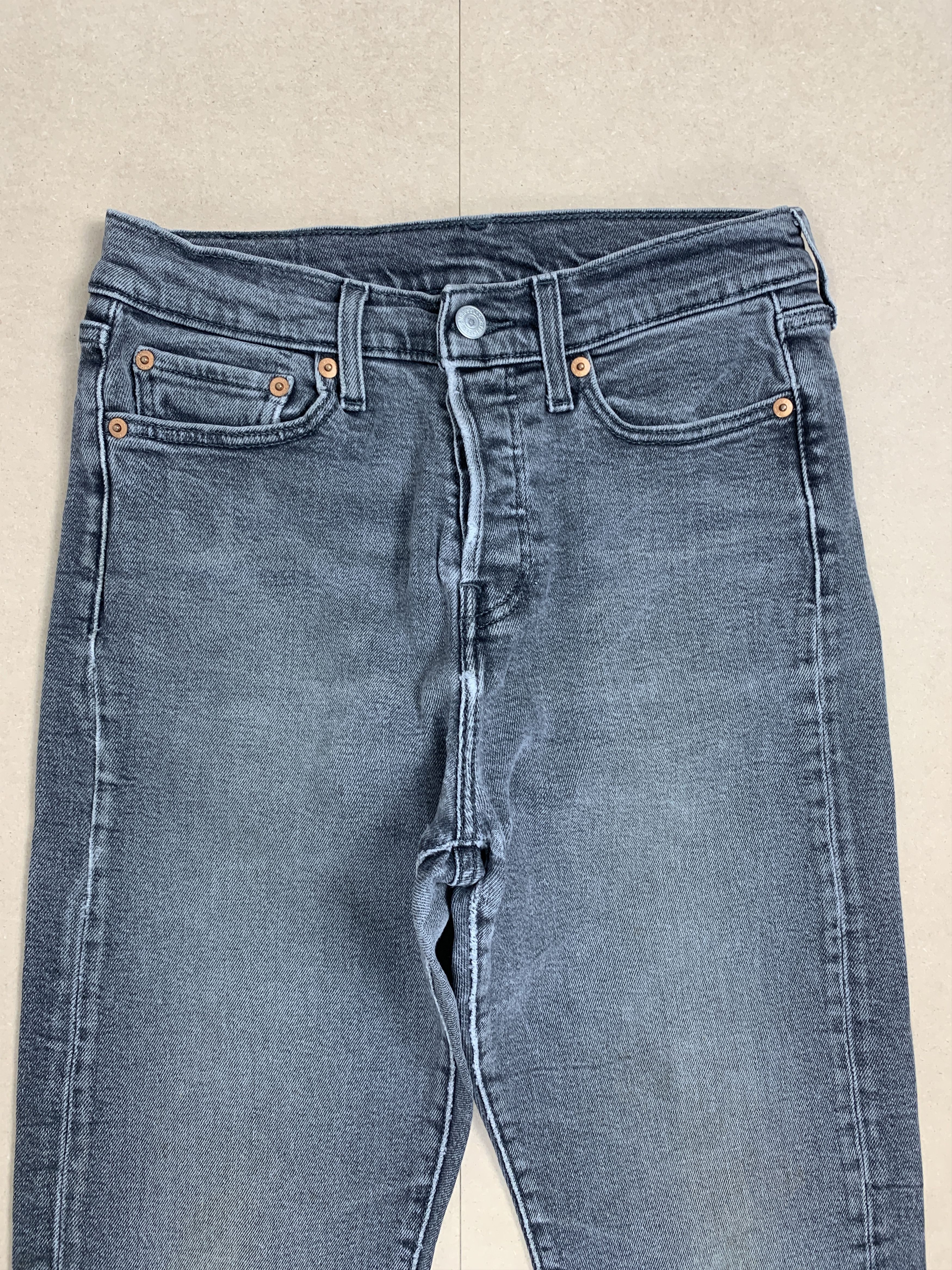 Levi's Vintage Levis 501 Faded Black Jeans Size US 28 / EU 44 - 2 Thumbnail