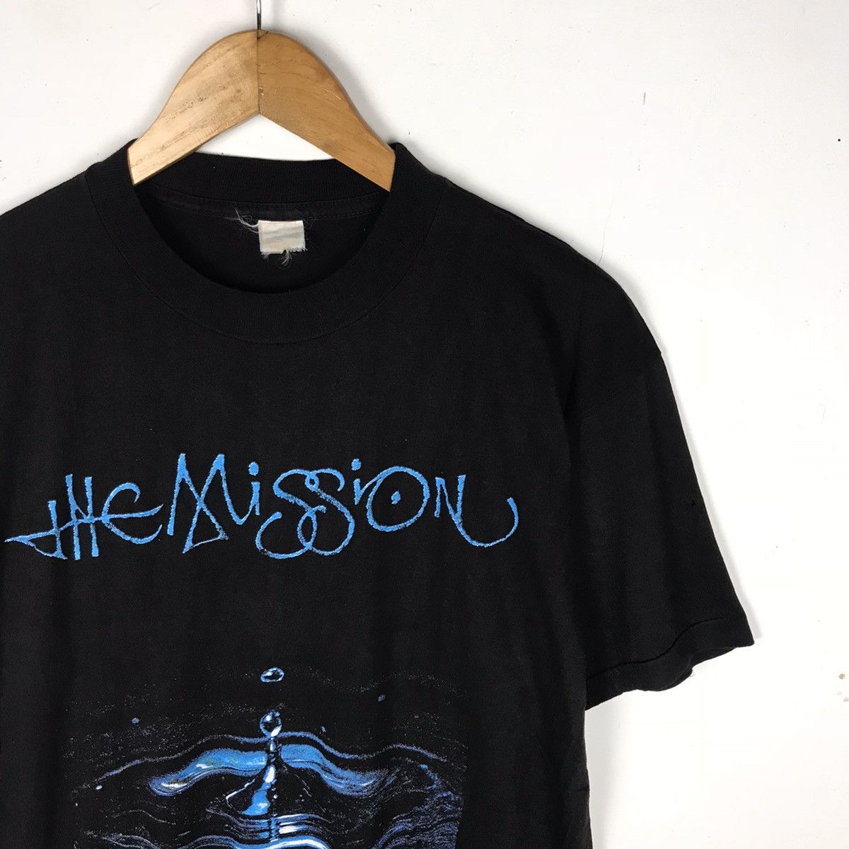 Band Tees Dry rot Vintage 90s The Mission Hand Across The UK Tour Size US L / EU 52-54 / 3 - 3 Thumbnail