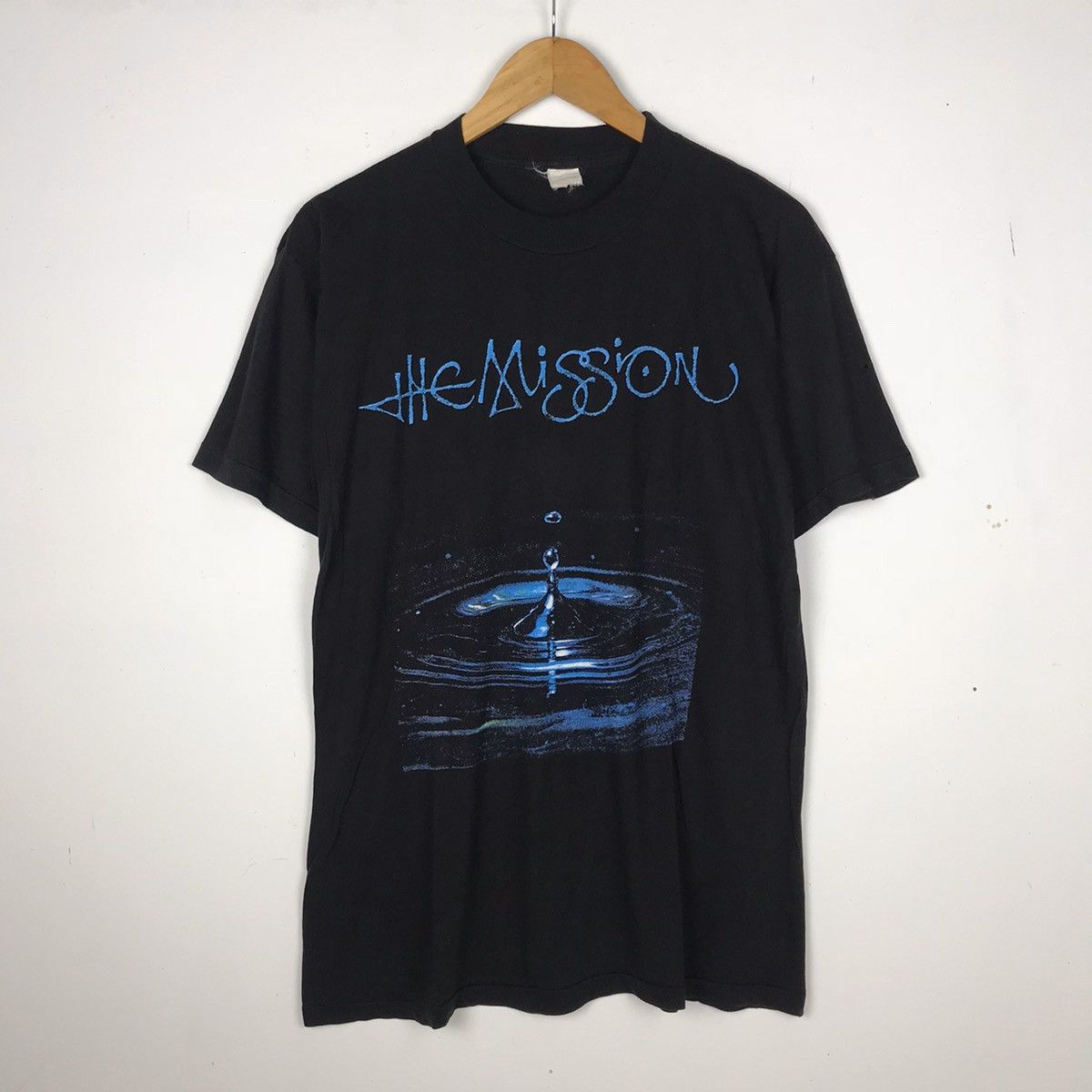 Band Tees Dry rot Vintage 90s The Mission Hand Across The UK Tour Size US L / EU 52-54 / 3 - 1 Thumbnail