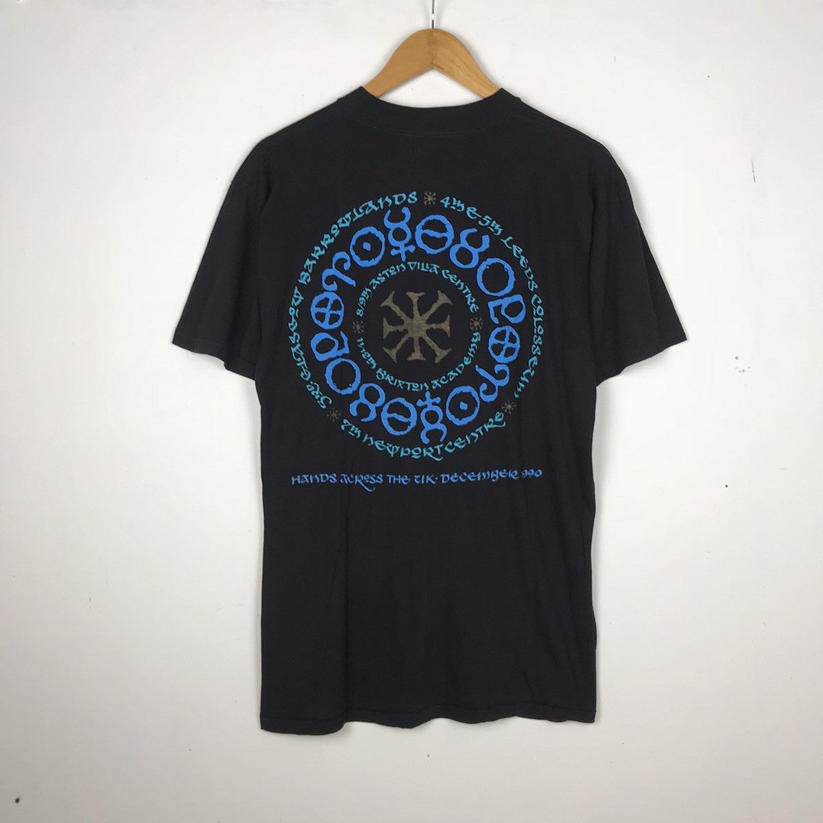 Band Tees Dry rot Vintage 90s The Mission Hand Across The UK Tour Size US L / EU 52-54 / 3 - 2 Thumbnail