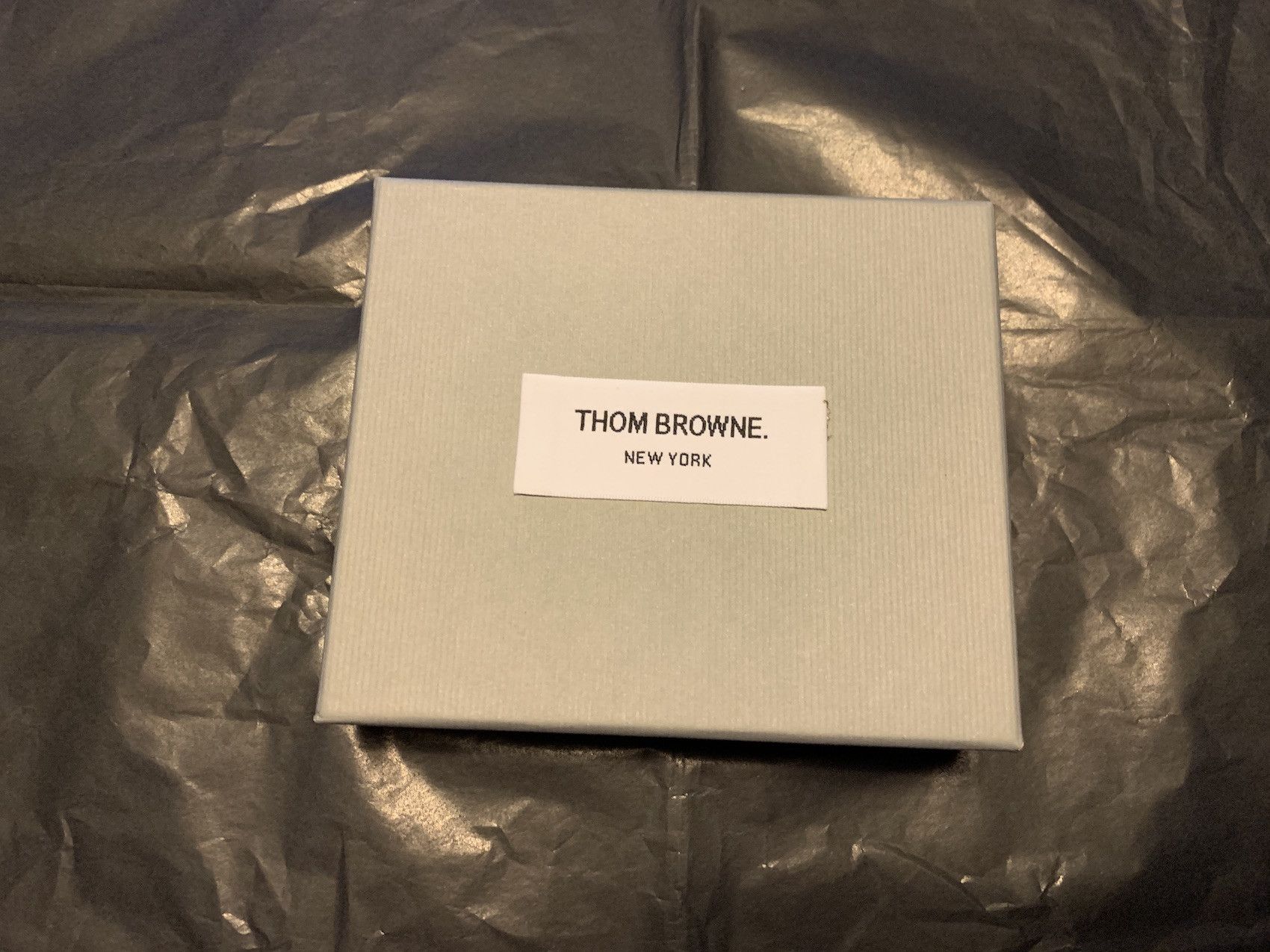 Thom Browne SS'19 Card Holder Pebble Grain Leather | Grailed