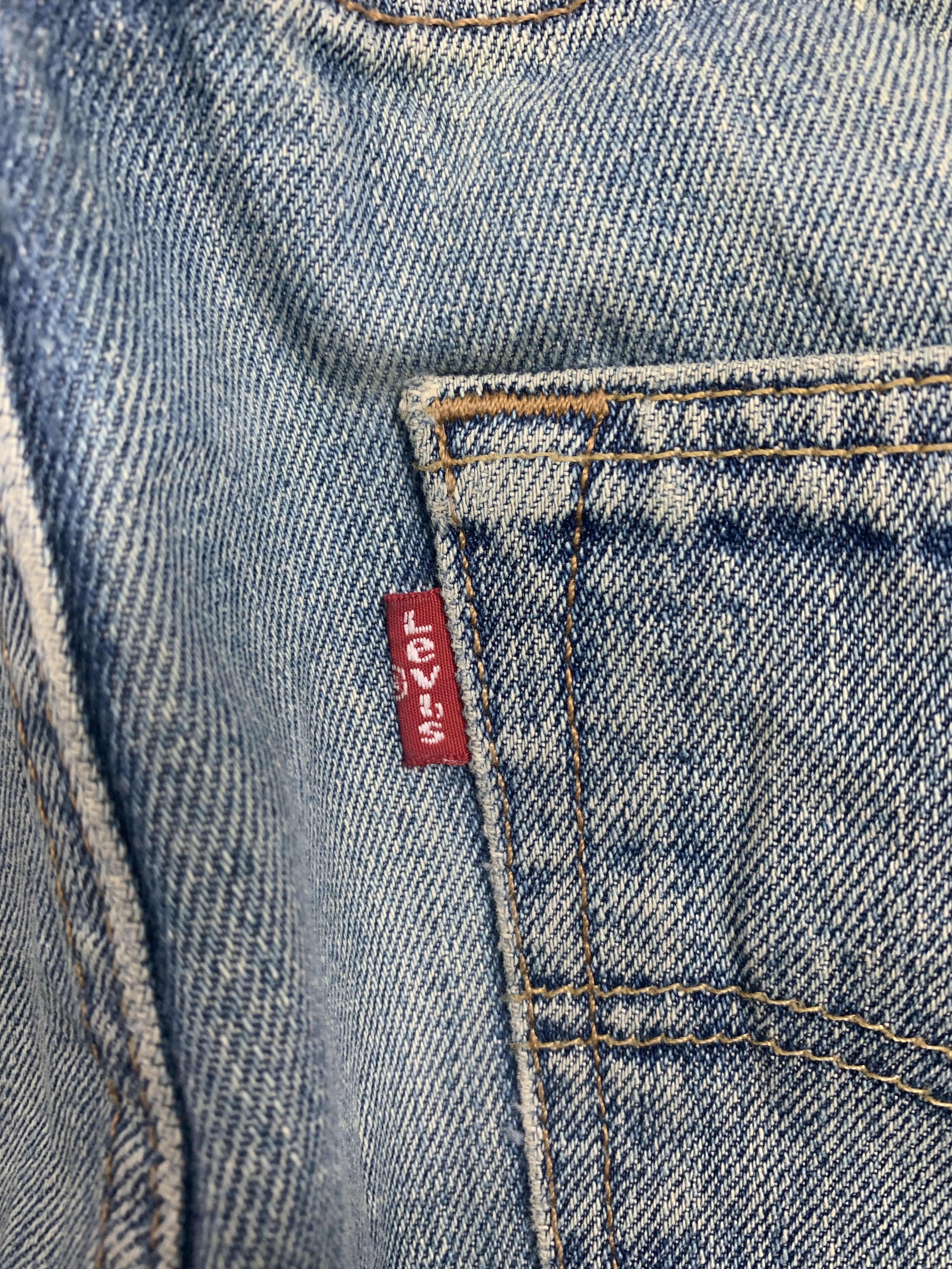 Levi's Vintage Levis 501 Straight Cut Faded Mid Wash Jeans P0333 Size US 30 / EU 46 - 8 Thumbnail