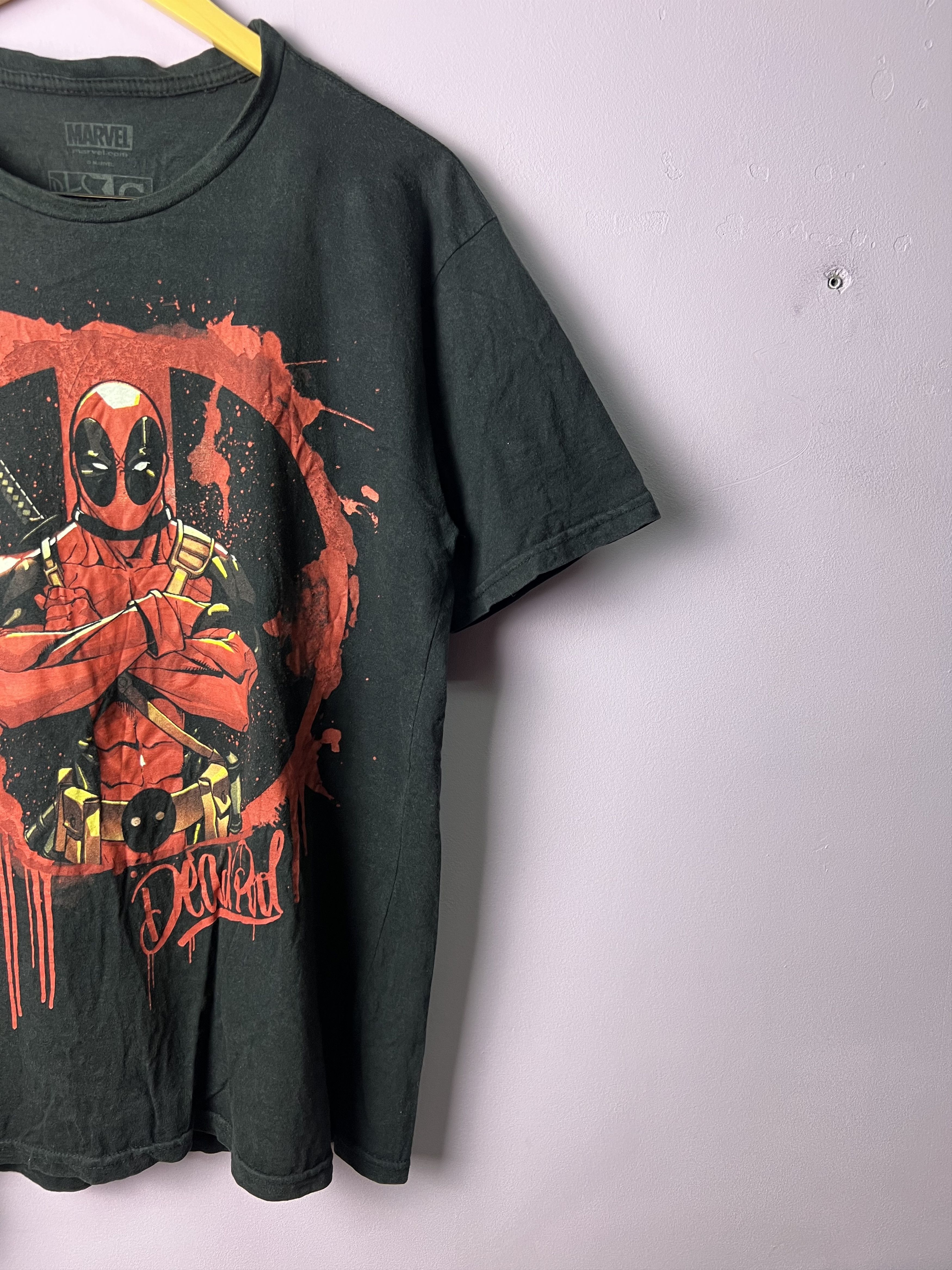 Marvel Comics 🔥Big Printed Marvel Deadpool Tees Size US M / EU 48-50 / 2 - 6 Thumbnail