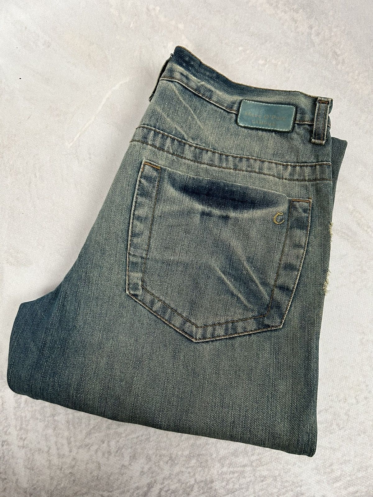 Marc O'Polo Vintage Marc O Polo Distressed Denim Pants Baggy Wide 90s Size US 34 / EU 50 - 5 Thumbnail