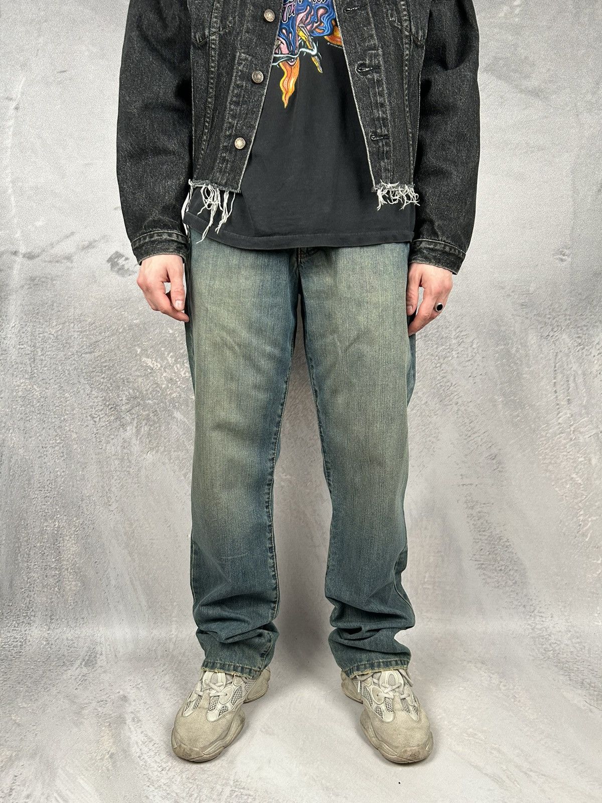 Marc O'Polo Vintage Marc O Polo Distressed Denim Pants Baggy Wide 90s Size US 34 / EU 50 - 4 Thumbnail