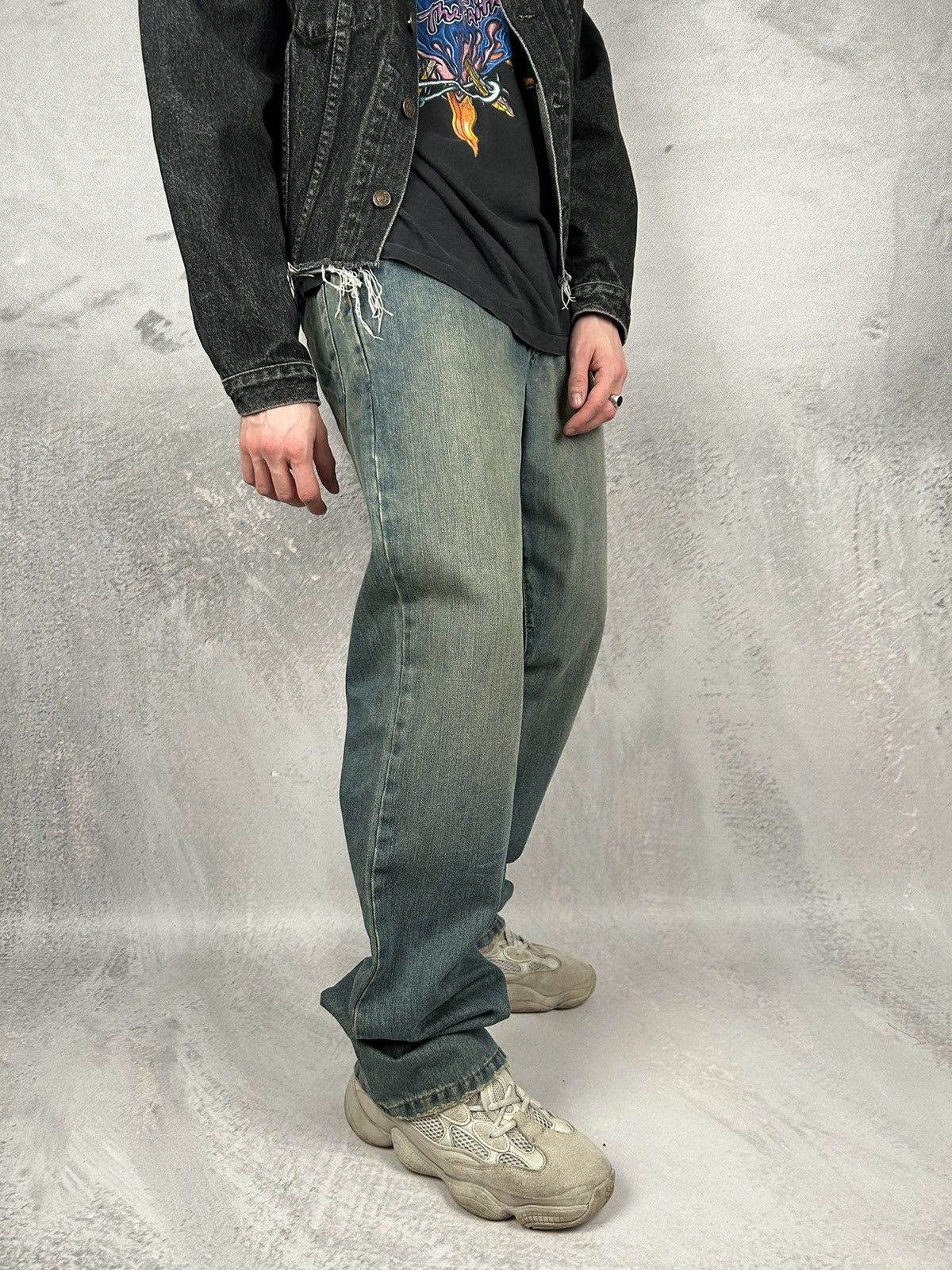 Marc O'Polo Vintage Marc O Polo Distressed Denim Pants Baggy Wide 90s Size US 34 / EU 50 - 1 Thumbnail