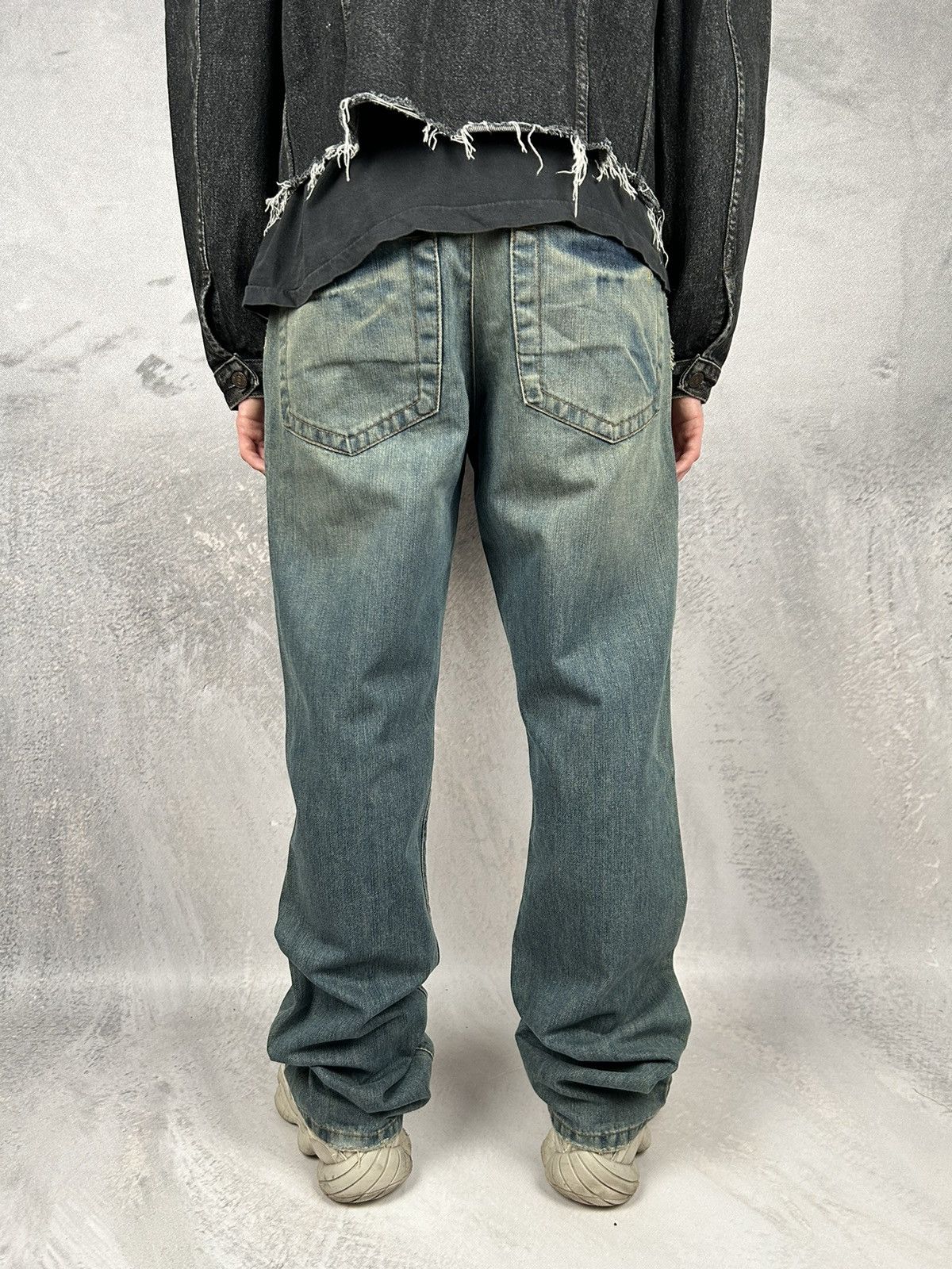 Marc O'Polo Vintage Marc O Polo Distressed Denim Pants Baggy Wide 90s Size US 34 / EU 50 - 3 Thumbnail