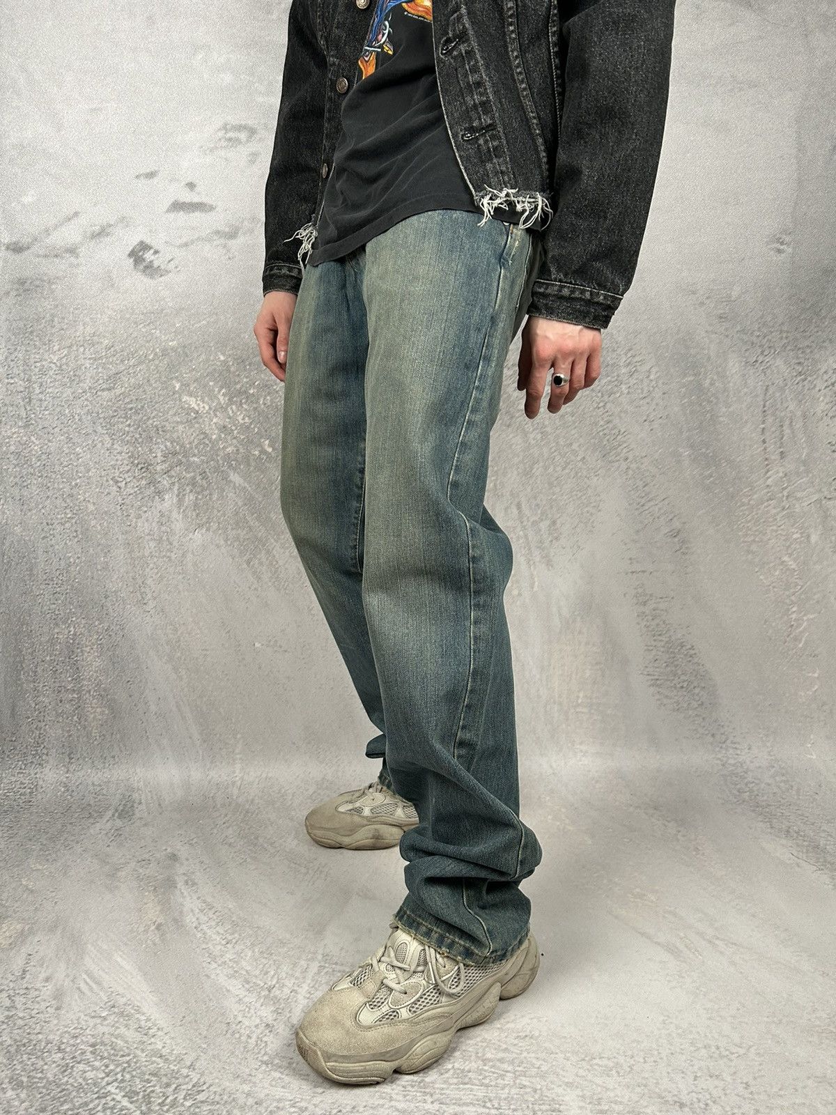 Marc O'Polo Vintage Marc O Polo Distressed Denim Pants Baggy Wide 90s Size US 34 / EU 50 - 2 Thumbnail