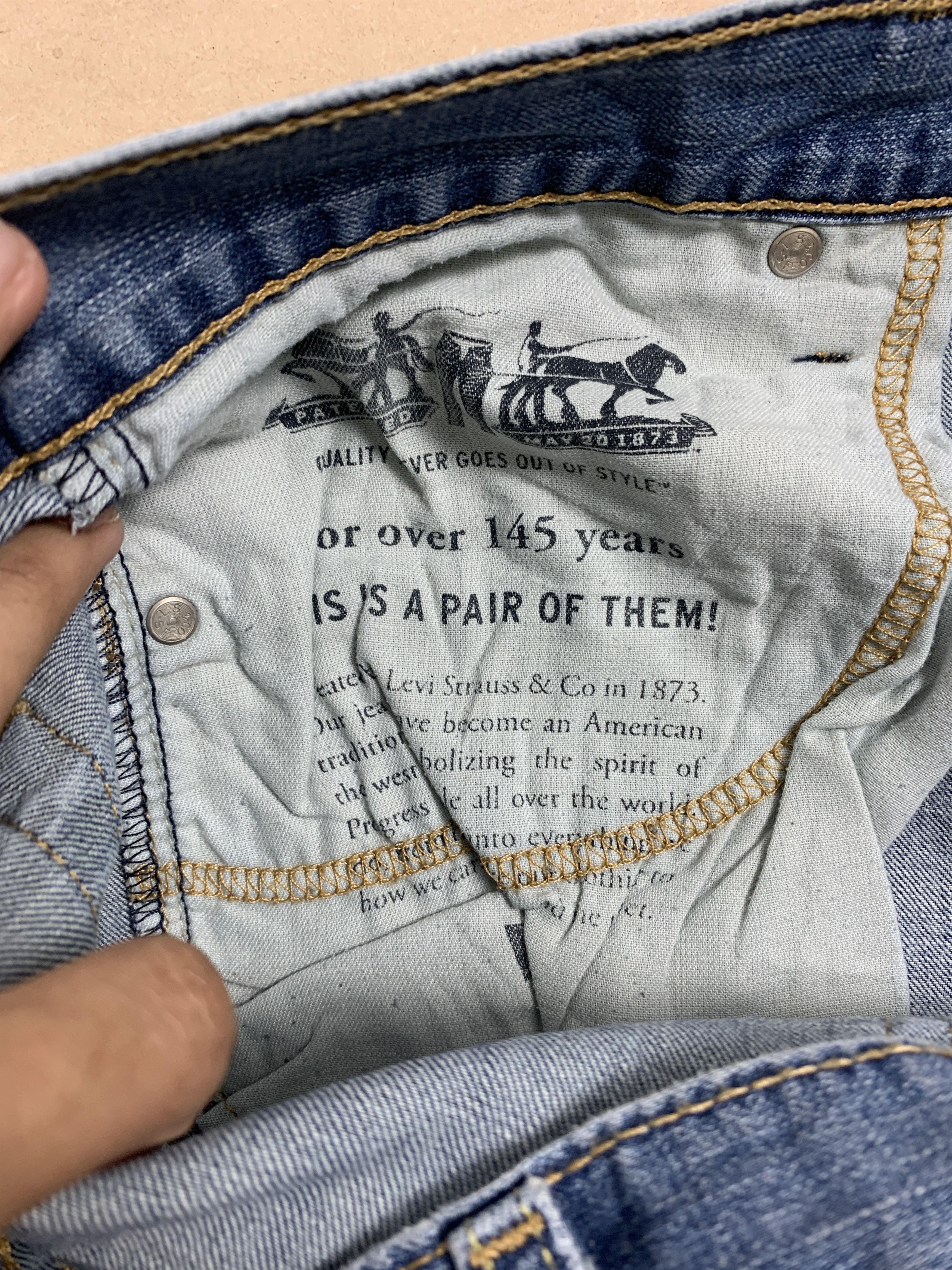 Levi's Vintage Levi's 527 Slim Bootcut Flared Faded Jeans P0097 Size US 34 / EU 50 - 9 Thumbnail