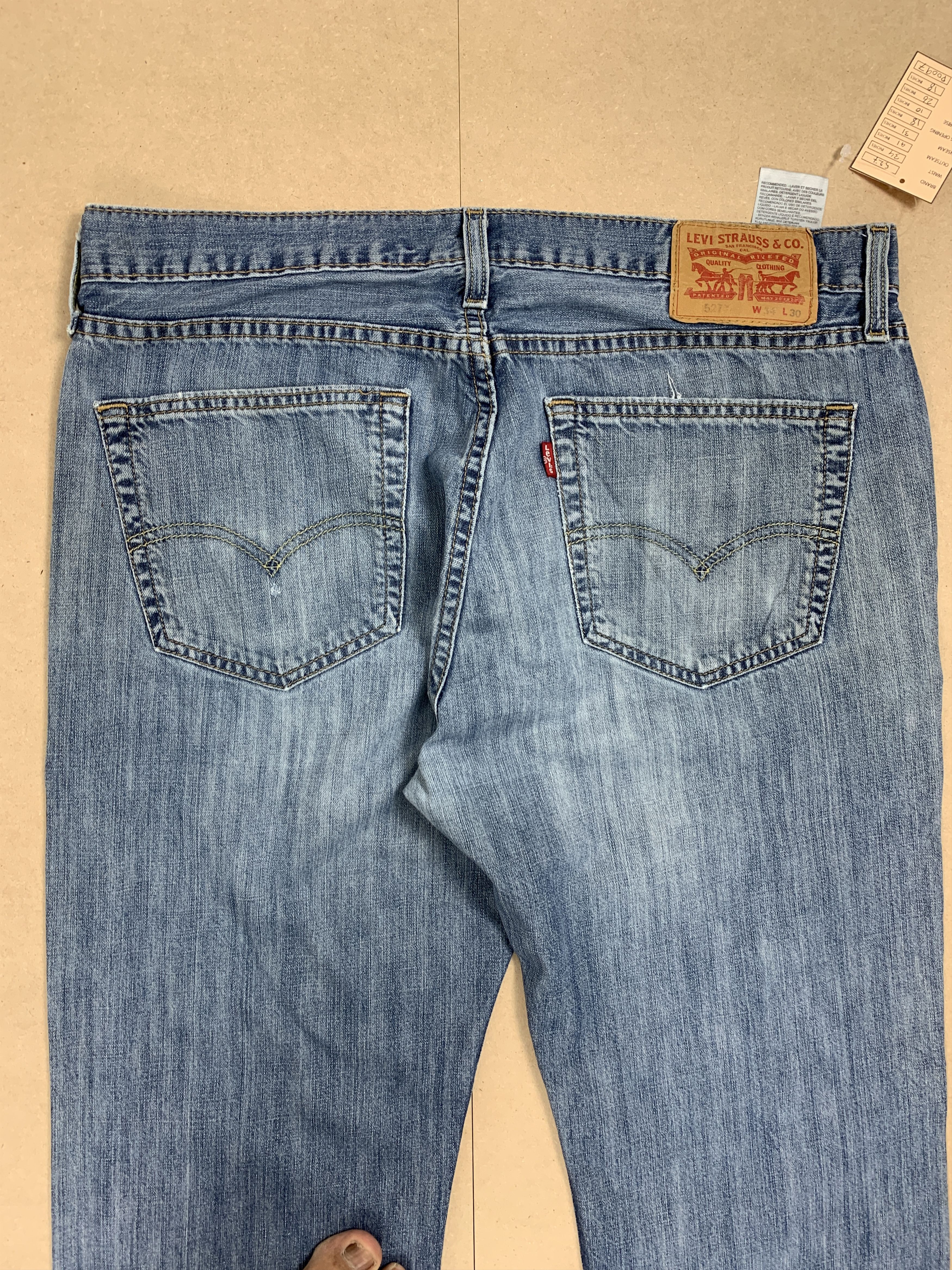 Levi's Vintage Levi's 527 Slim Bootcut Flared Faded Jeans P0097 Size US 34 / EU 50 - 6 Thumbnail