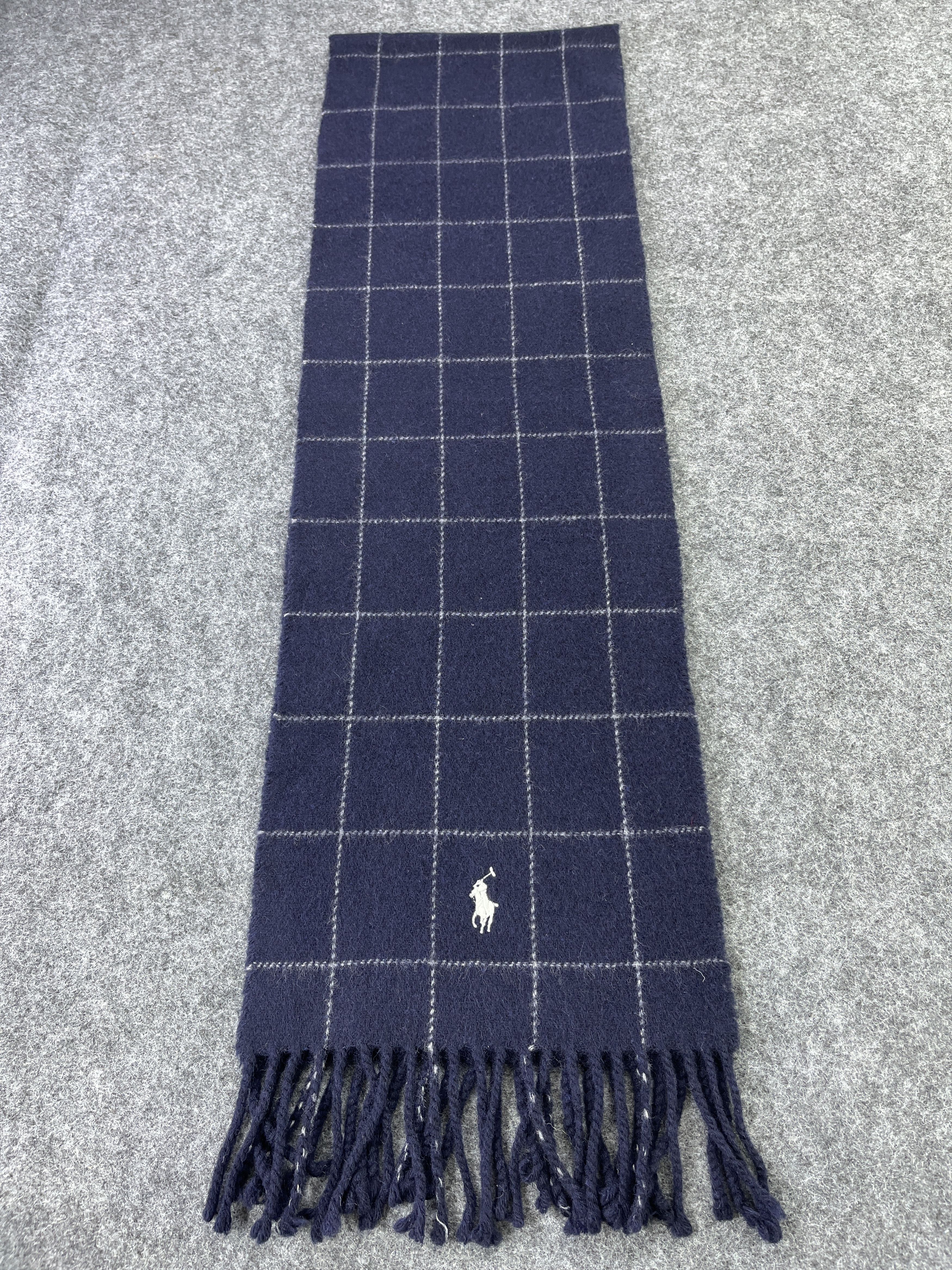 Polo Ralph Lauren × Vintage POLO RALPH LAUREN CHECKED SCARVES / MUFFLER / NECKWEAR T134 Size ONE SIZE - 2 Thumbnail