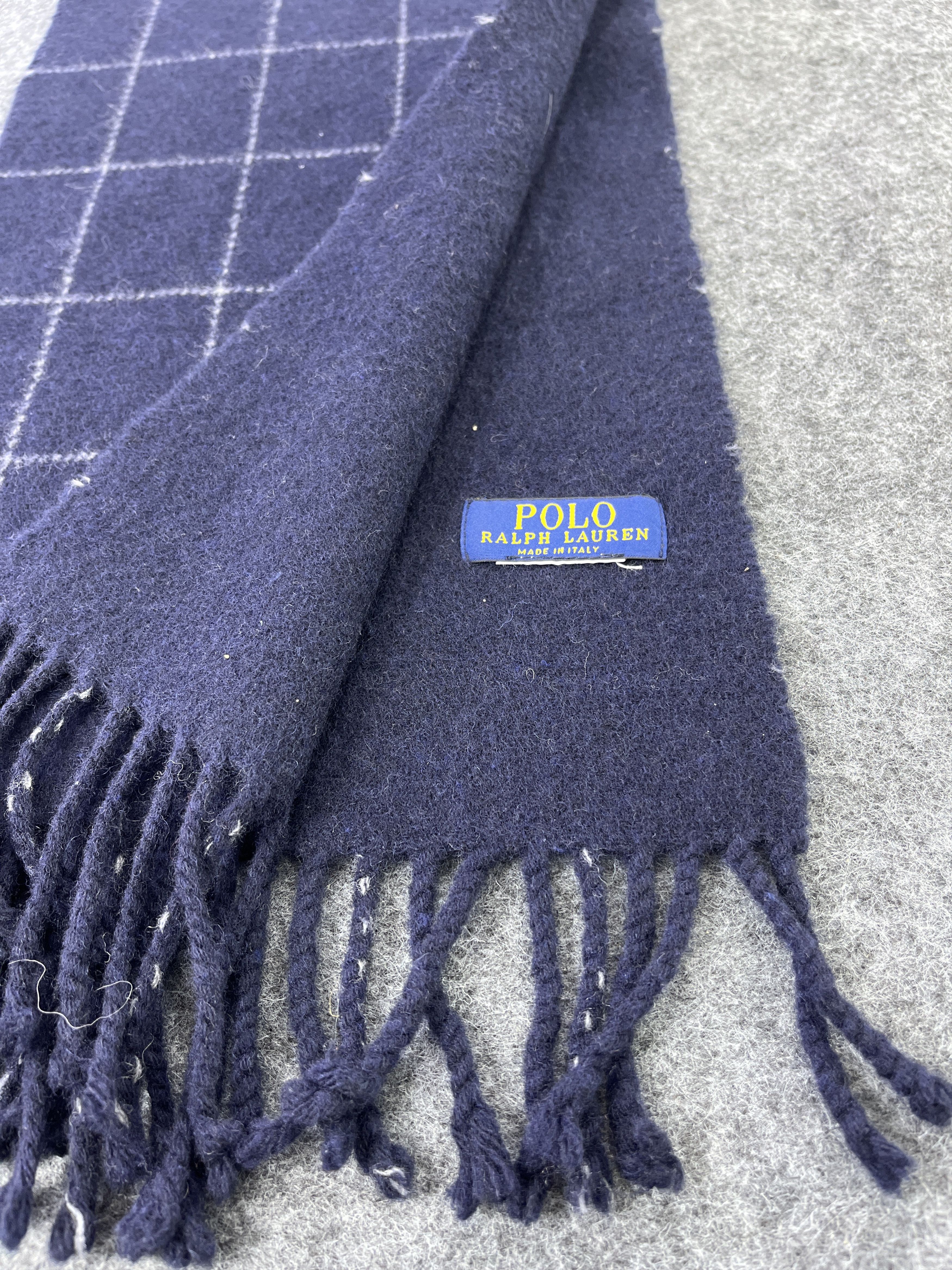 Polo Ralph Lauren × Vintage POLO RALPH LAUREN CHECKED SCARVES / MUFFLER / NECKWEAR T134 Size ONE SIZE - 7 Thumbnail