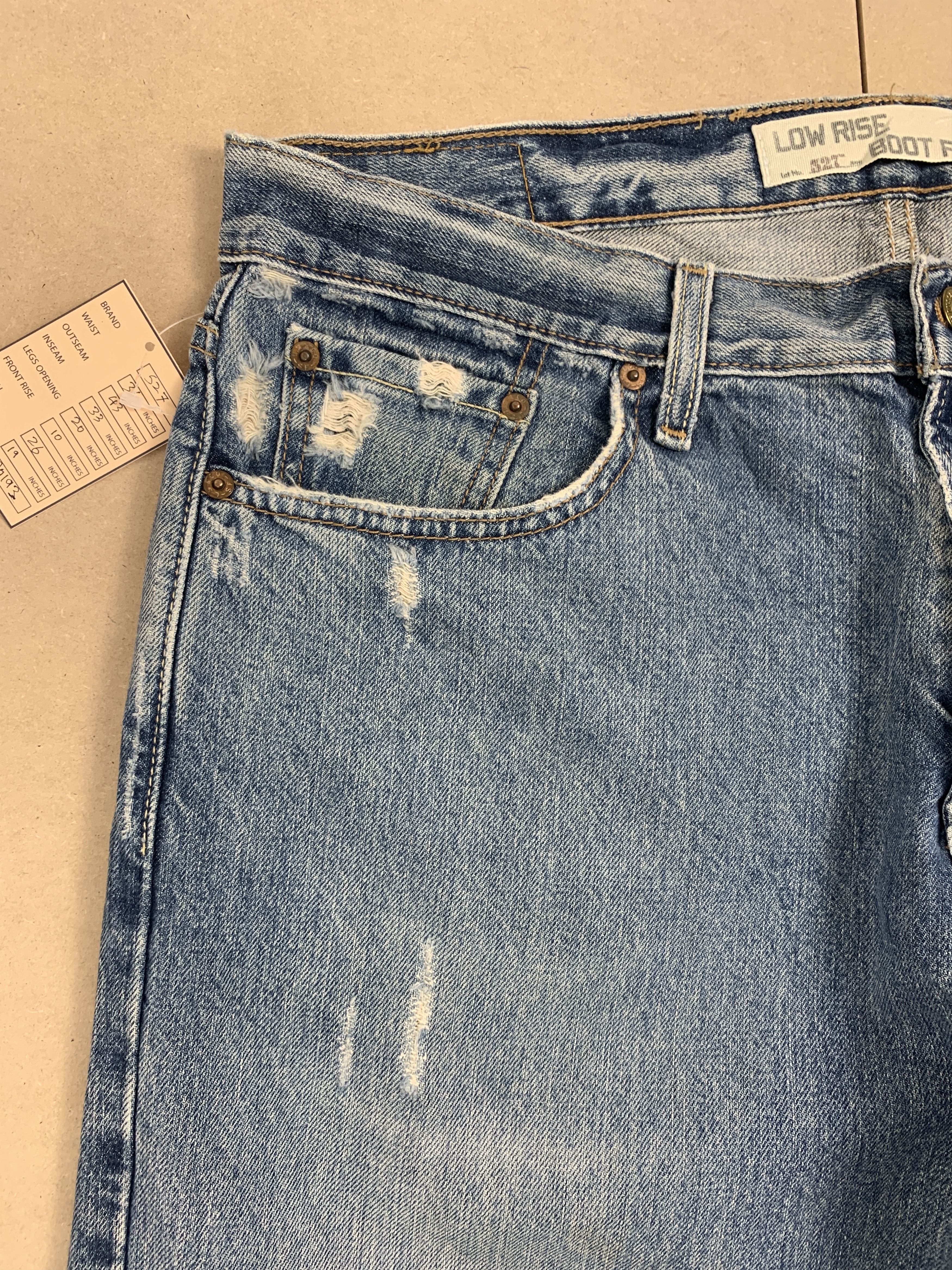 Levi's Vintage LEVIS 527 Flared Bootcut Distressed Jeans P0193 Size US 36 / EU 52 - 8 Thumbnail