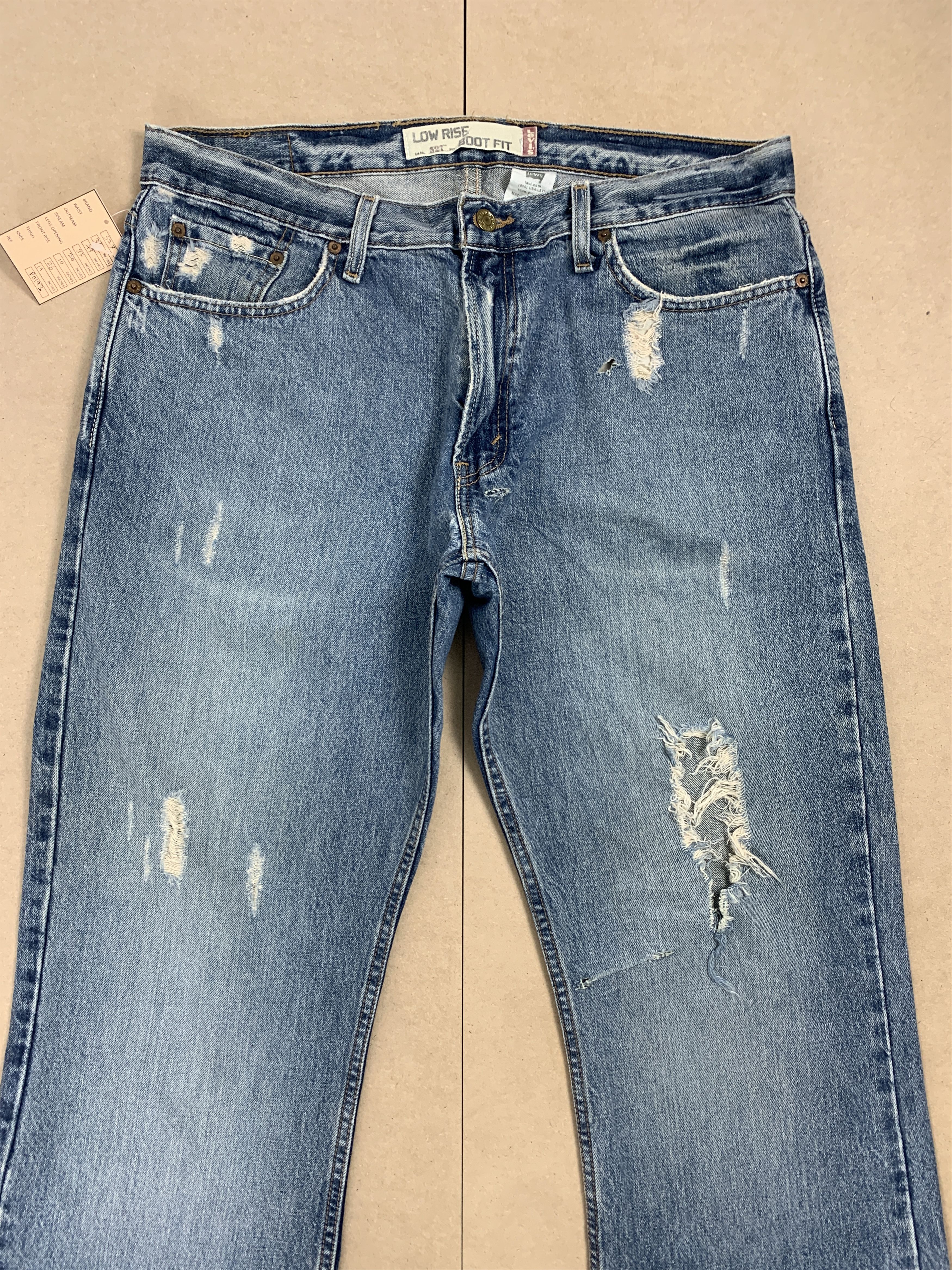 Levi's Vintage LEVIS 527 Flared Bootcut Distressed Jeans P0193 Size US 36 / EU 52 - 3 Thumbnail