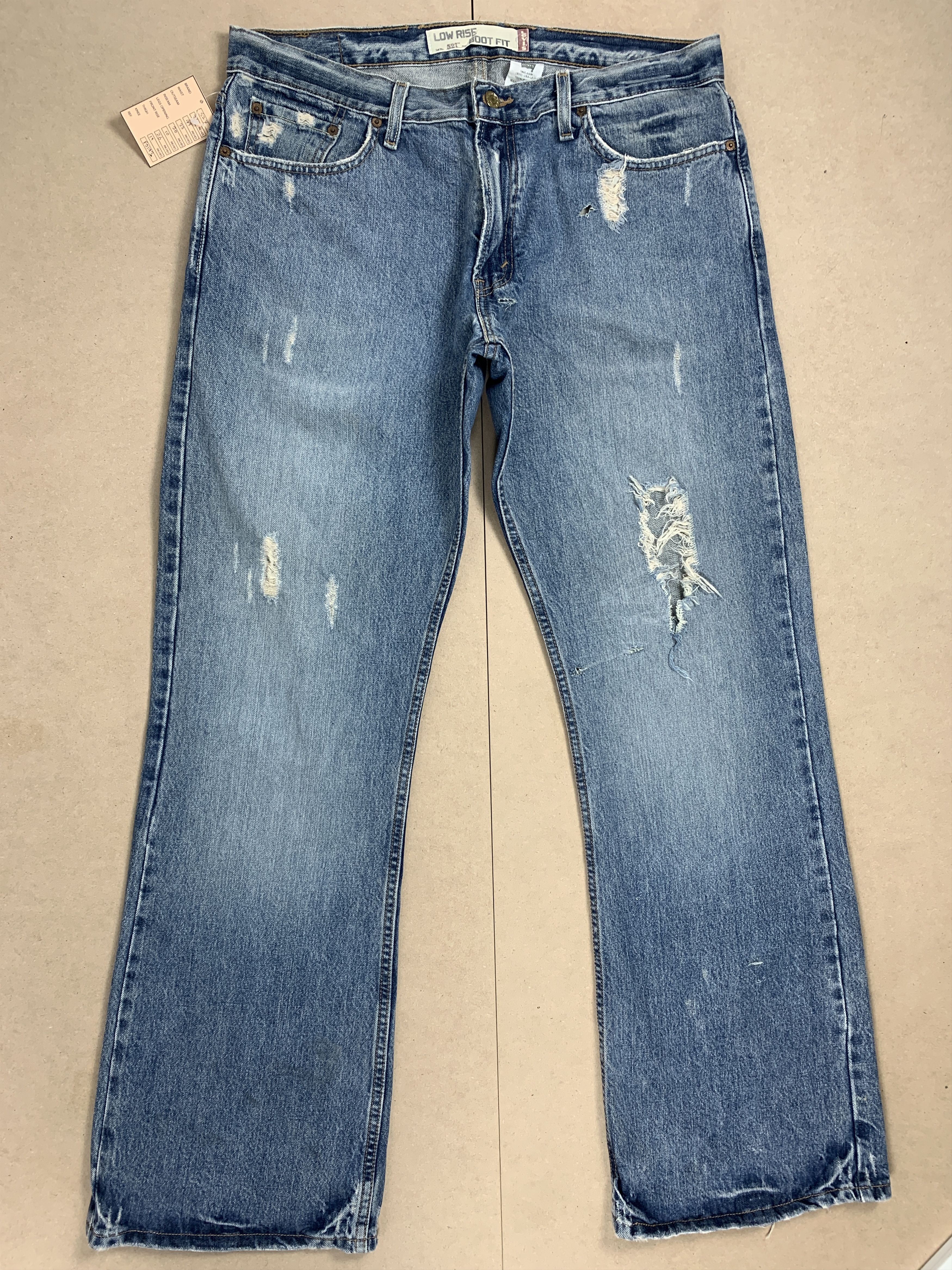 Levi's Vintage LEVIS 527 Flared Bootcut Distressed Jeans P0193 Size US 36 / EU 52 - 1 Thumbnail