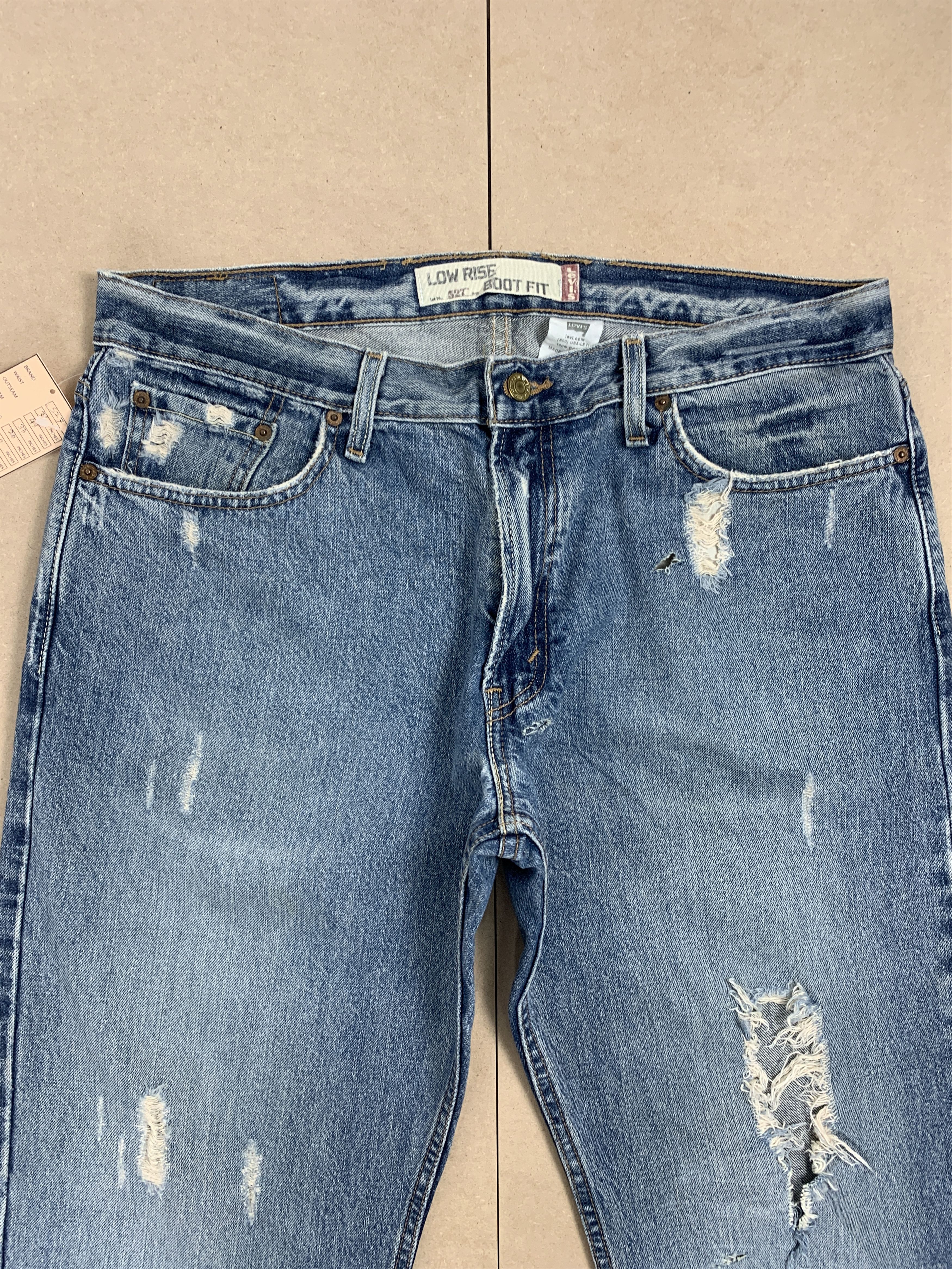 Levi's Vintage LEVIS 527 Flared Bootcut Distressed Jeans P0193 Size US 36 / EU 52 - 2 Thumbnail