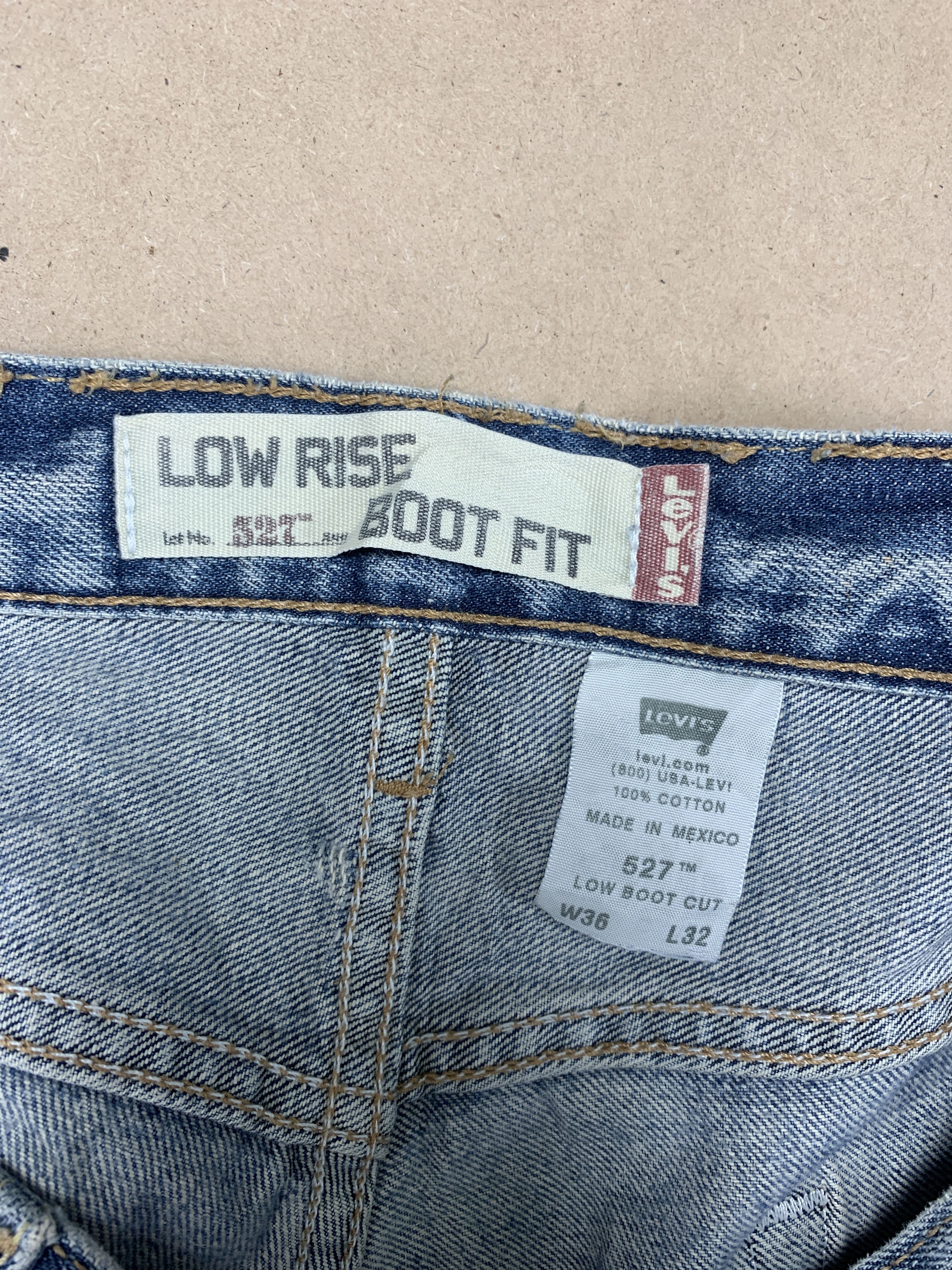 Levi's Vintage LEVIS 527 Flared Bootcut Distressed Jeans P0193 Size US 36 / EU 52 - 20 Thumbnail